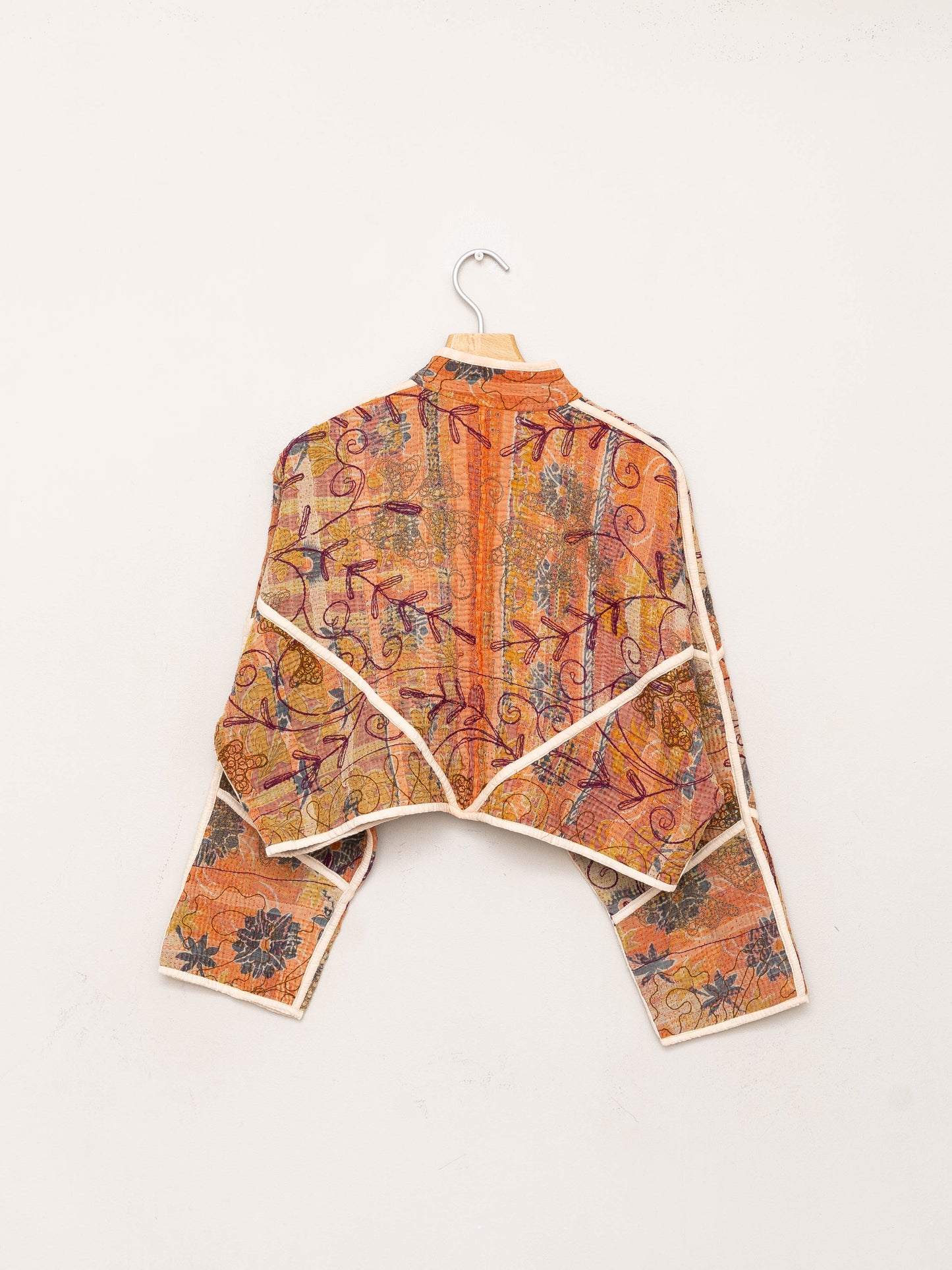 The Kaira Cropped Suzani Quilted Kantha Jacket Wholesale