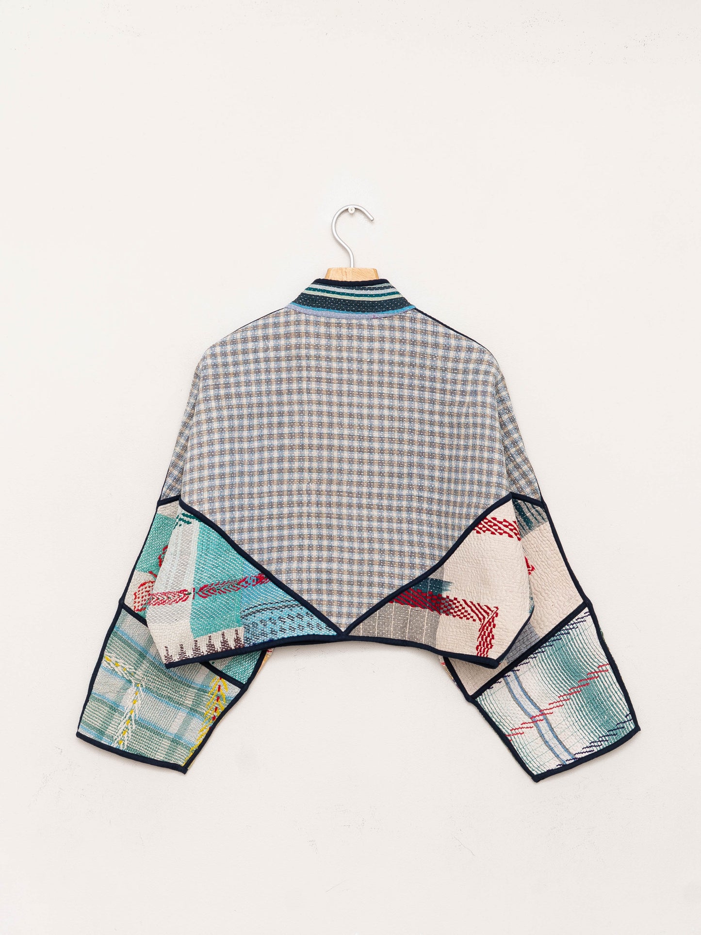 The Kaira Cropped Quilted Patchwork Kantha Jacket Wholesale