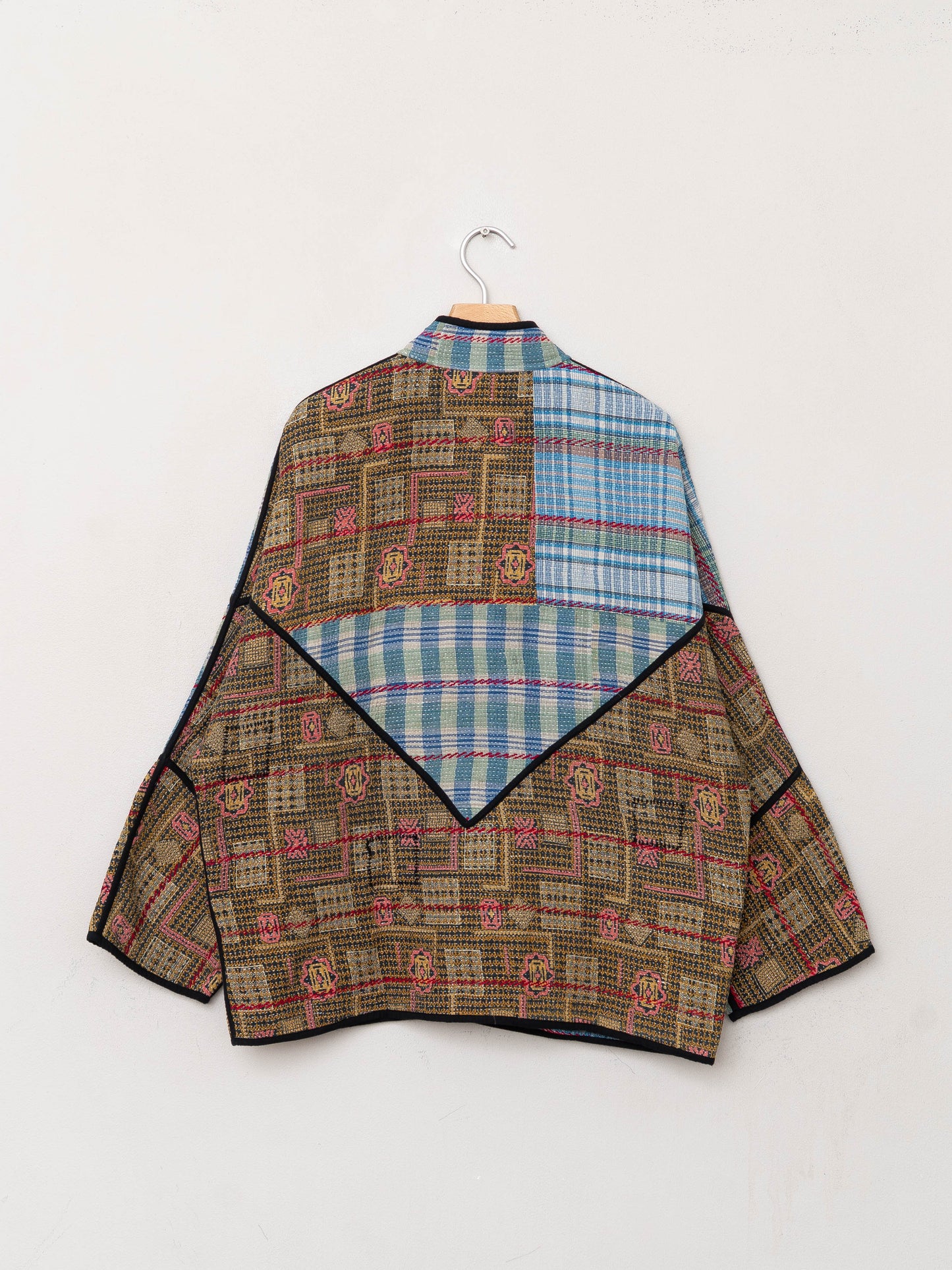 The Ladhiya Quilted Patchwork Kantha Jacket