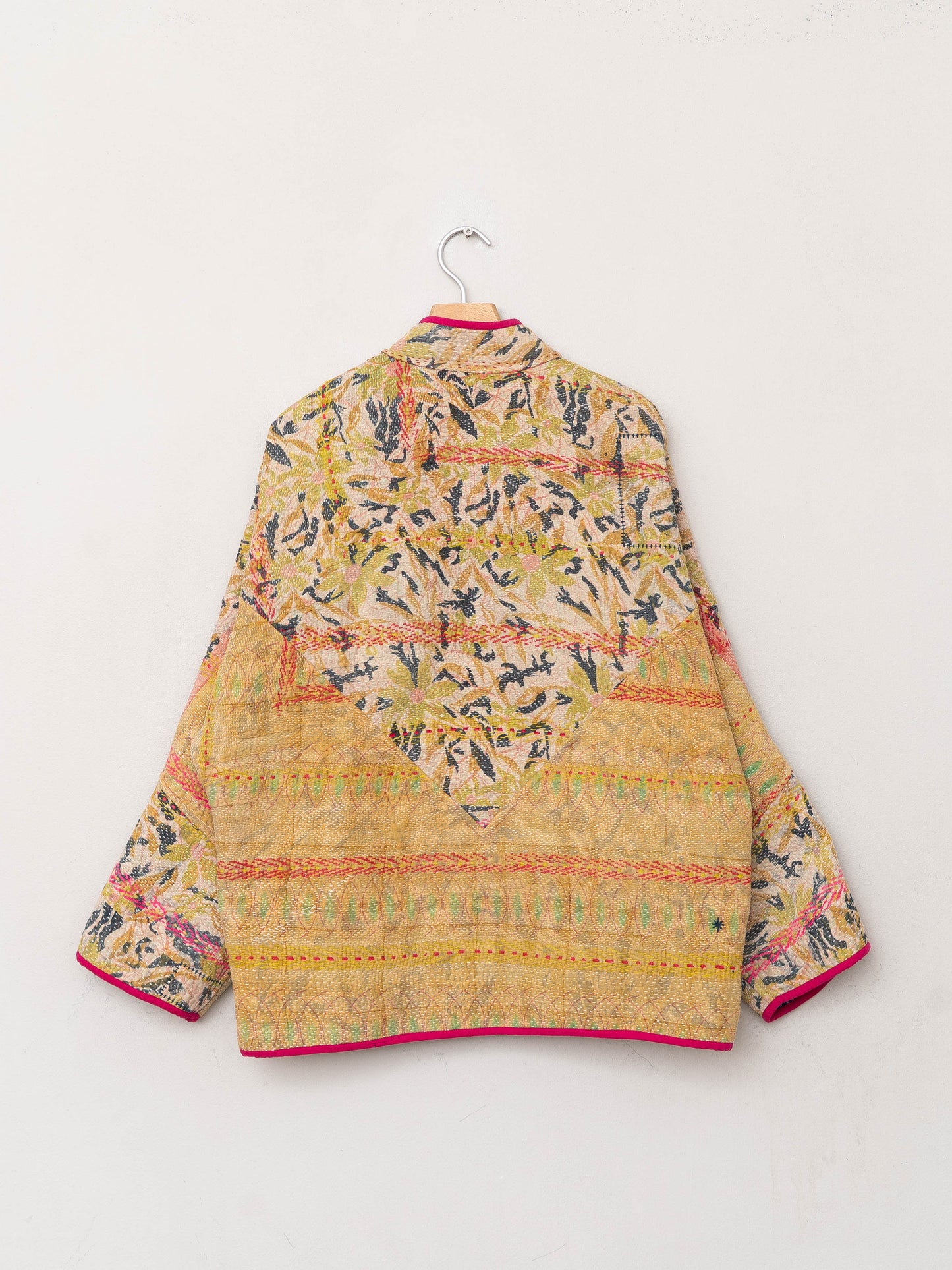 The Ladhiya Quilted Patchwork Kantha Jacket