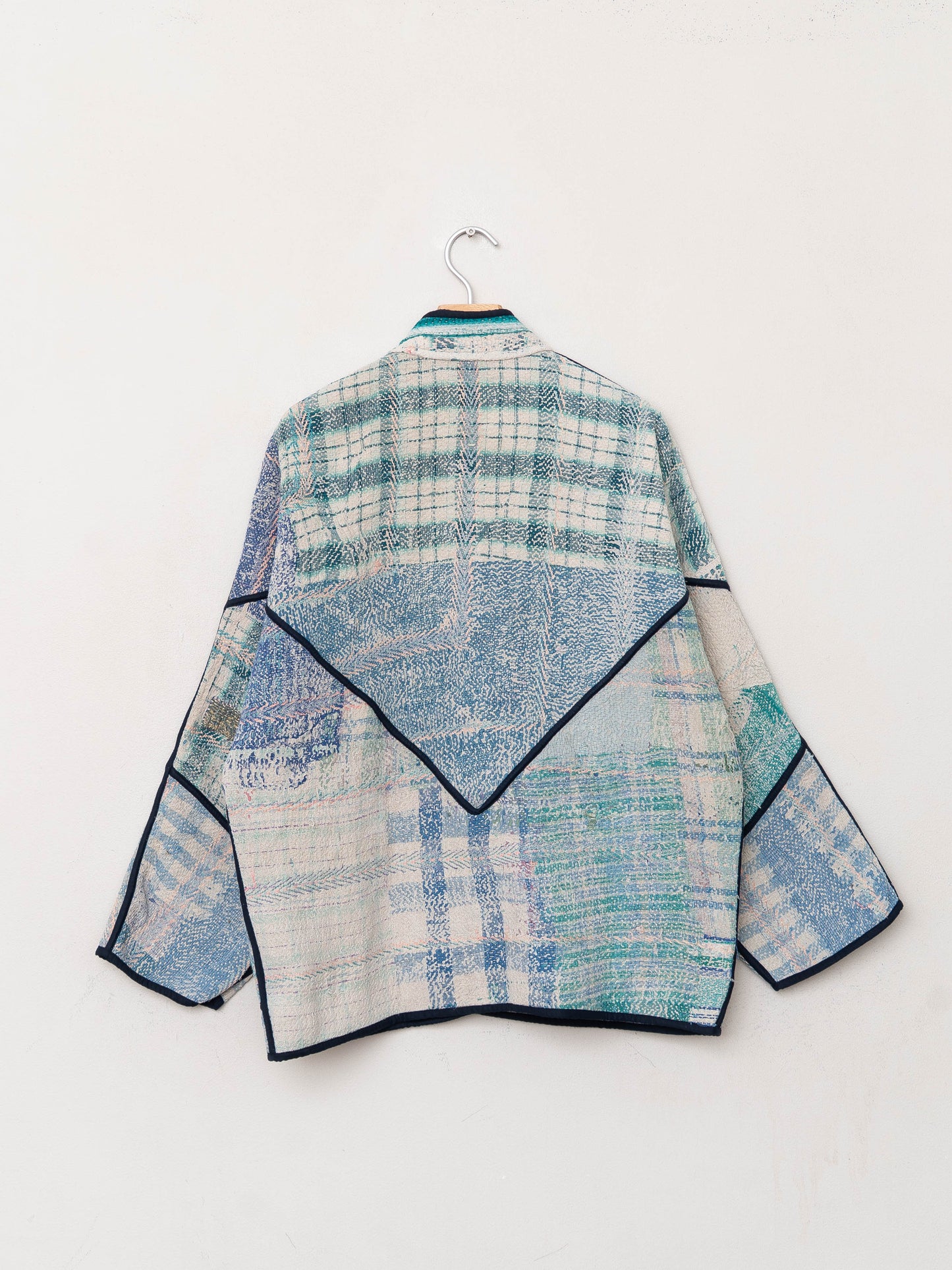 The Ladhiya Quilted Patchwork Kantha Jacket