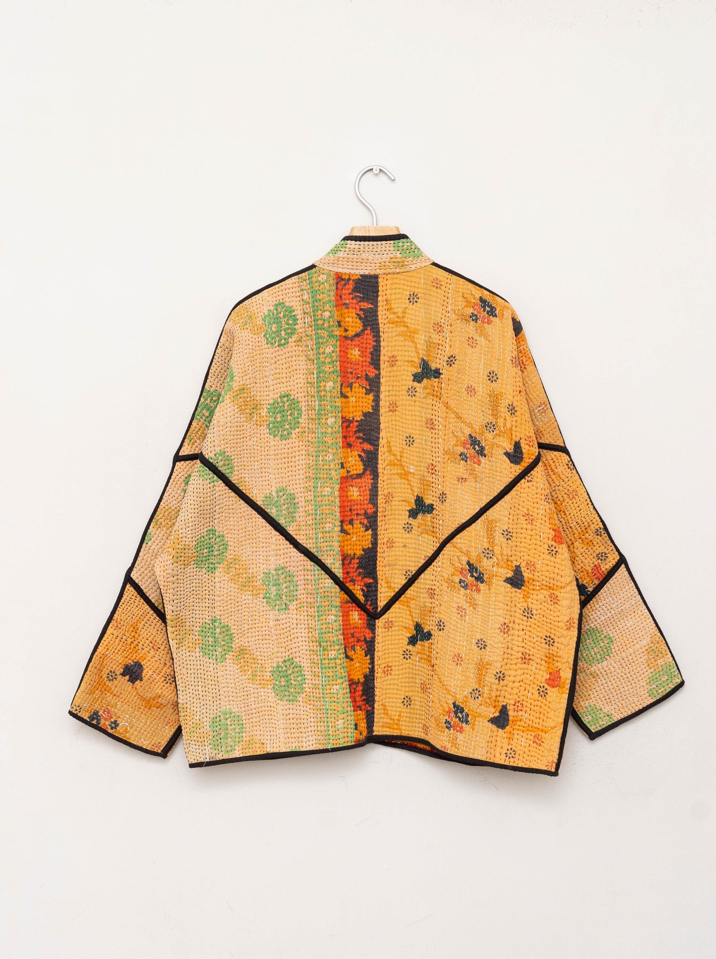 The Ladhiya Quilted Patchwork Kantha Jacket