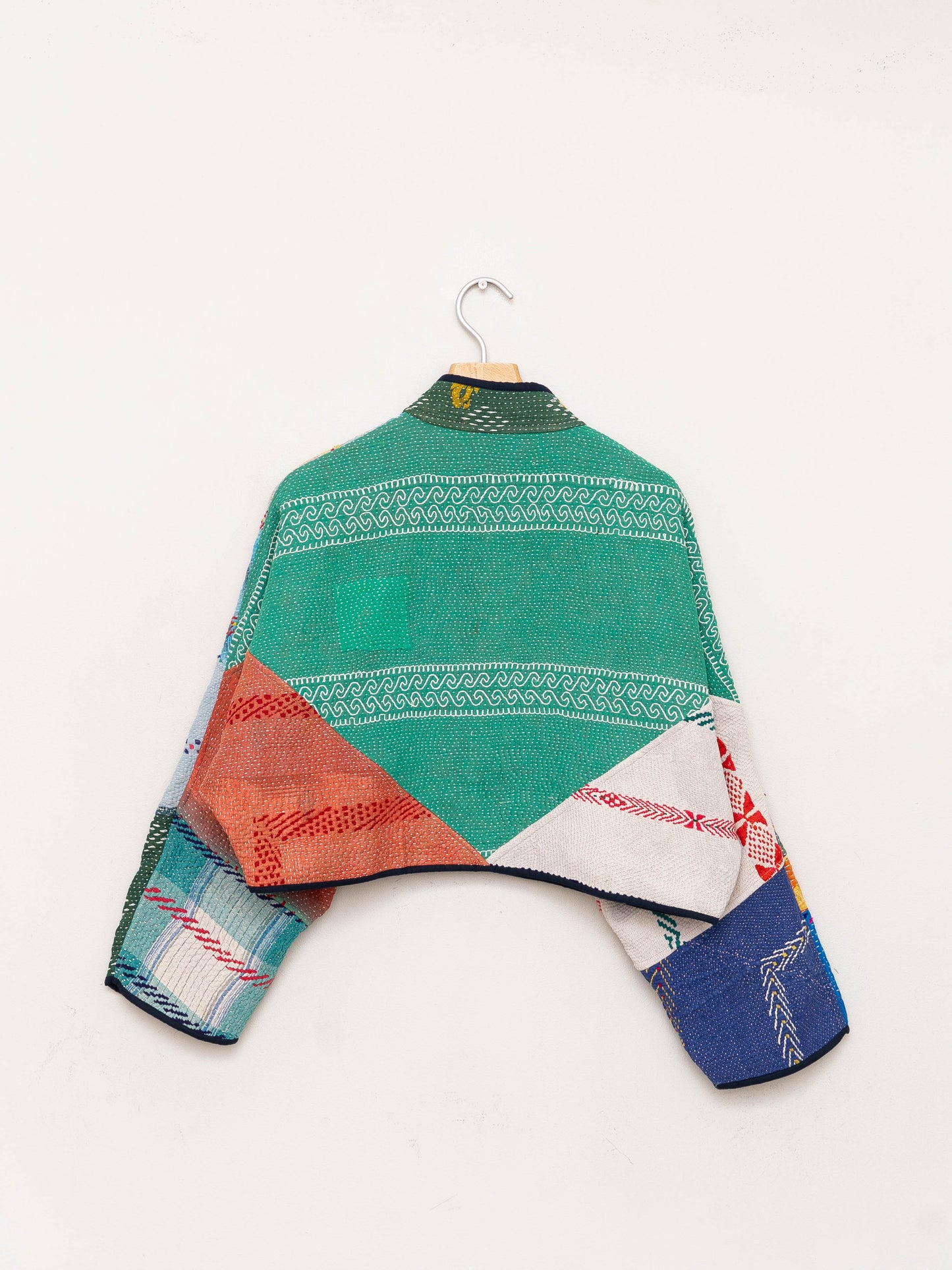 The Kaira Cropped Quilted Patchwork Kantha Jacket Wholesale