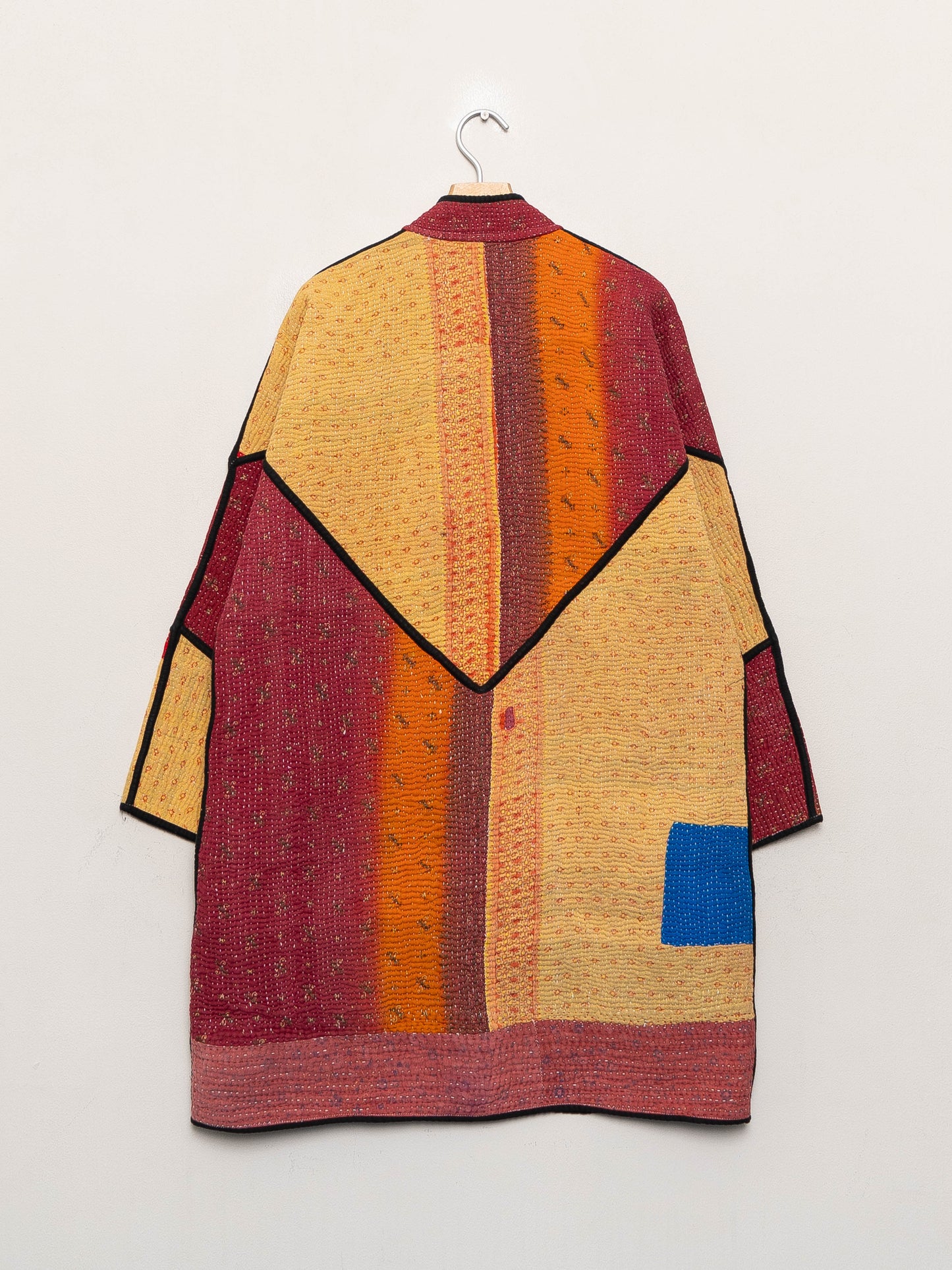 The Sai Quilted Patchwork Kantha Coat Wholesale