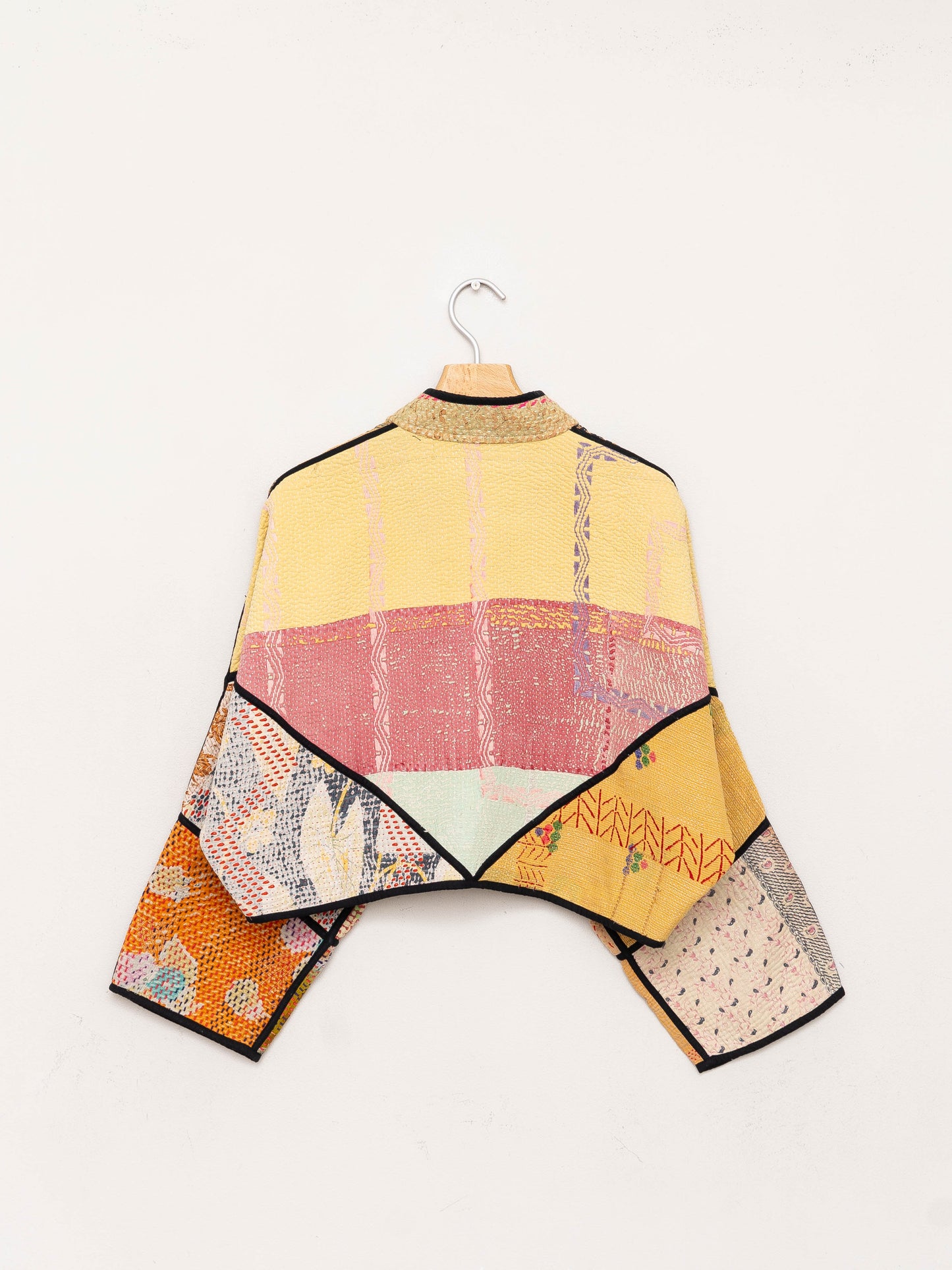 The Kaira Cropped Quilted Patchwork Kantha Jacket Wholesale