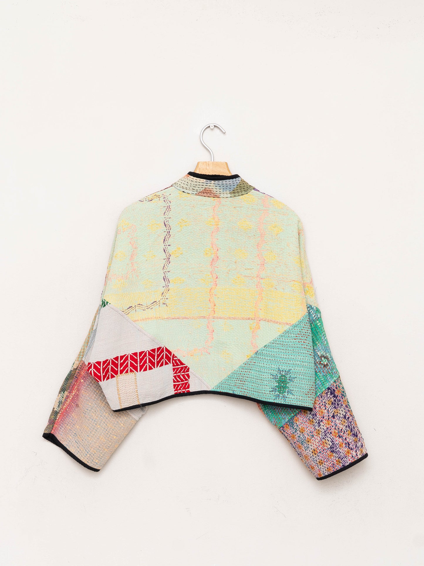 The Kaira Cropped Quilted Patchwork Kantha Jacket Wholesale
