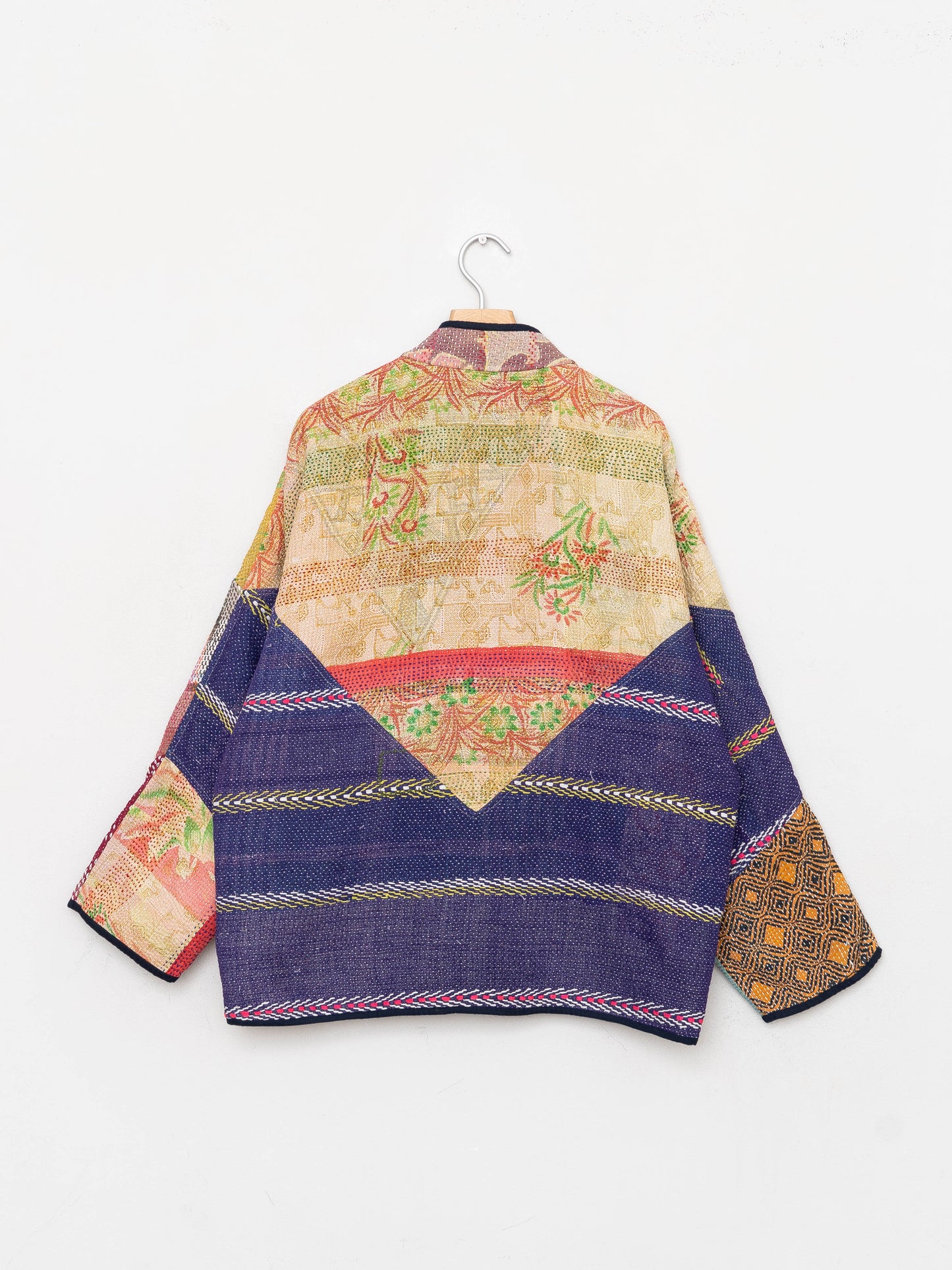The Ladhiya Quilted Patchwork Kantha Jacket