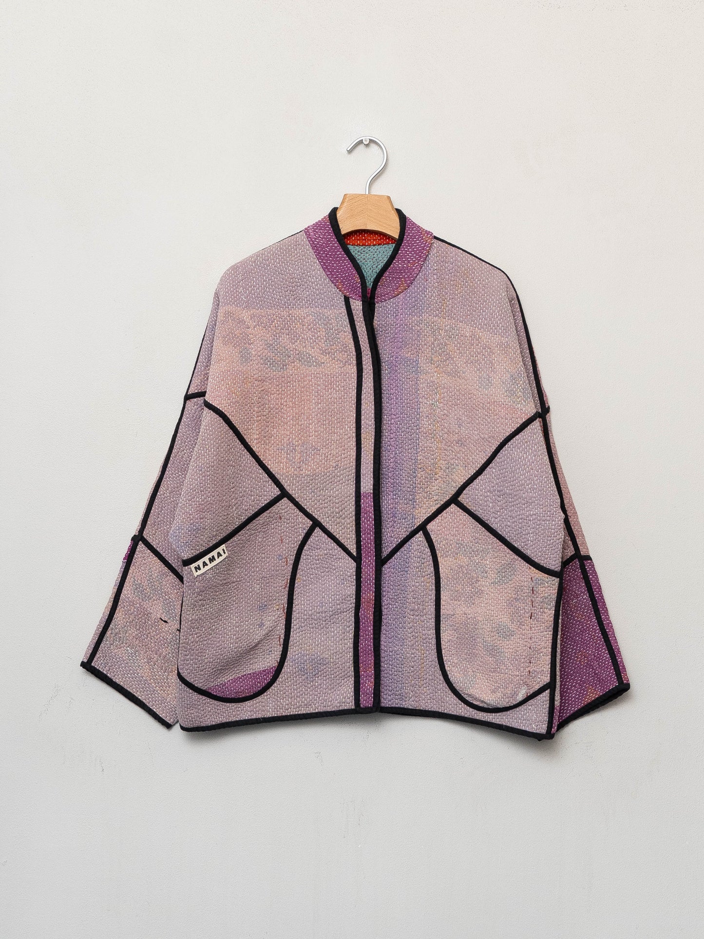 The Ladhiya Quilted Patchwork Kantha Jacket Wholesale