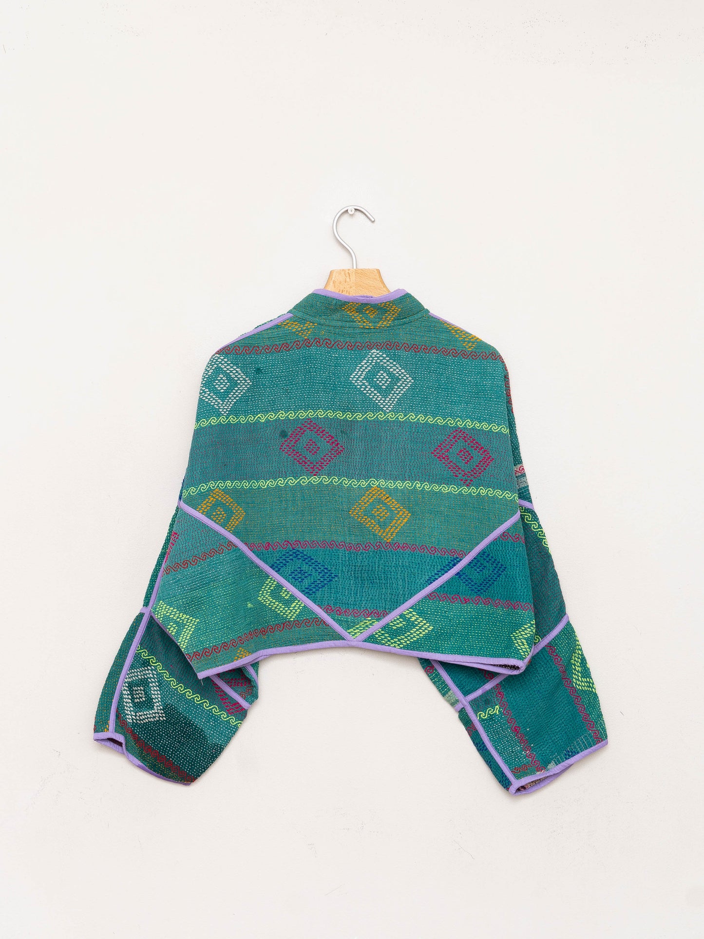 The Kaira Cropped Quilted Patchwork Kantha Jacket Wholesale