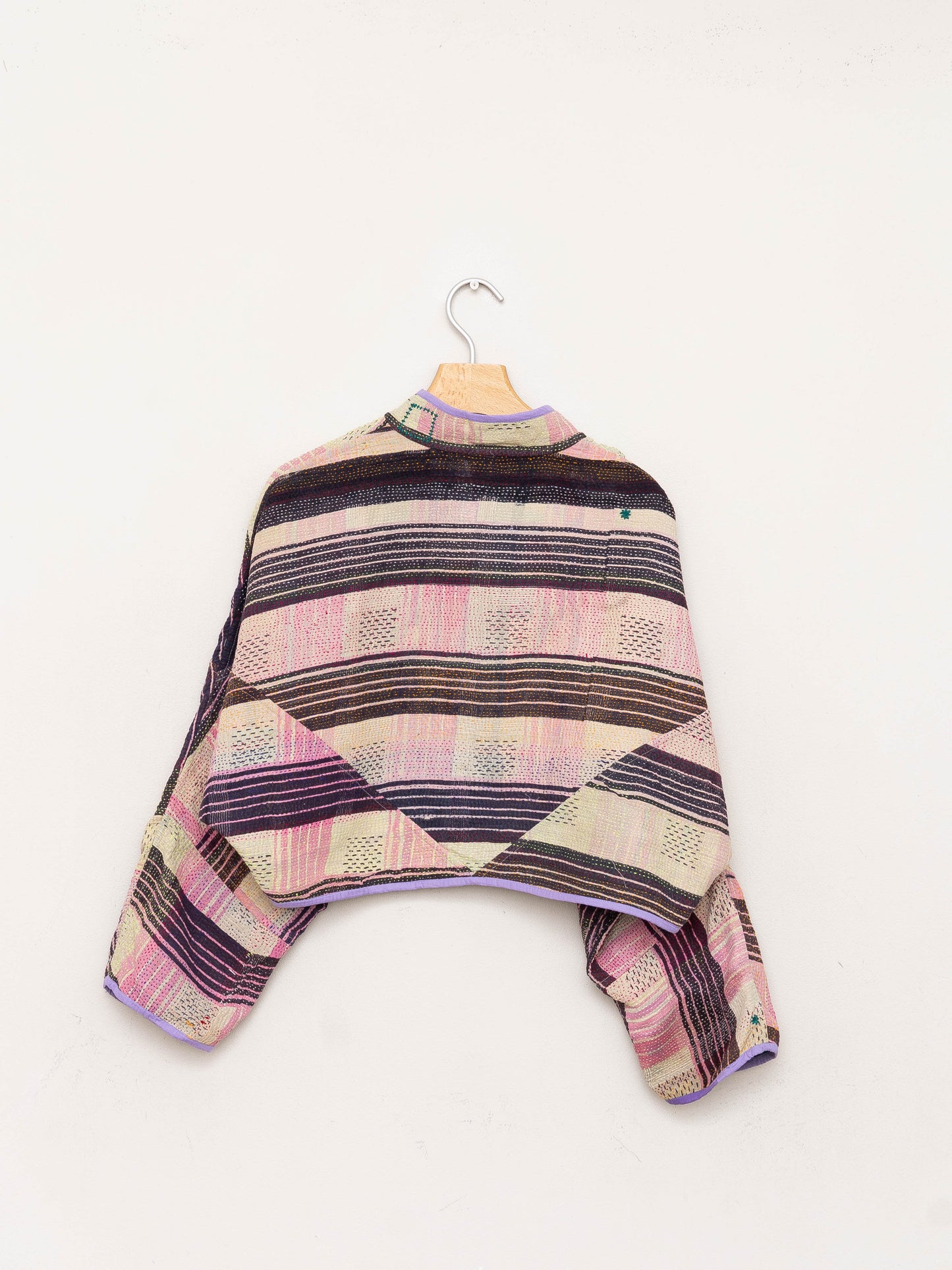 The Kaira Cropped Quilted Patchwork Kantha Jacket Wholesale