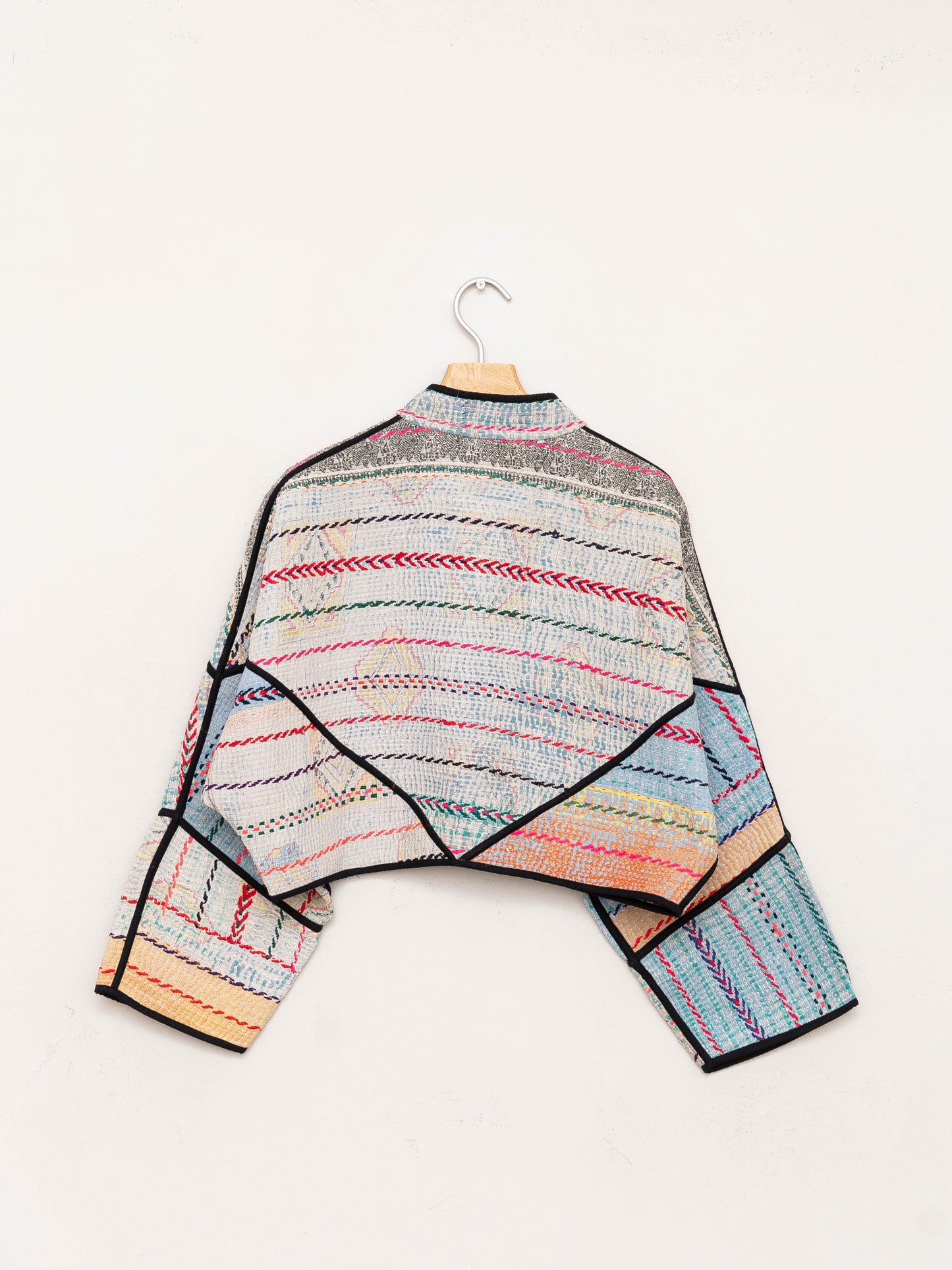 The Kaira Cropped Quilted Patchwork Kantha Jacket Wholesale