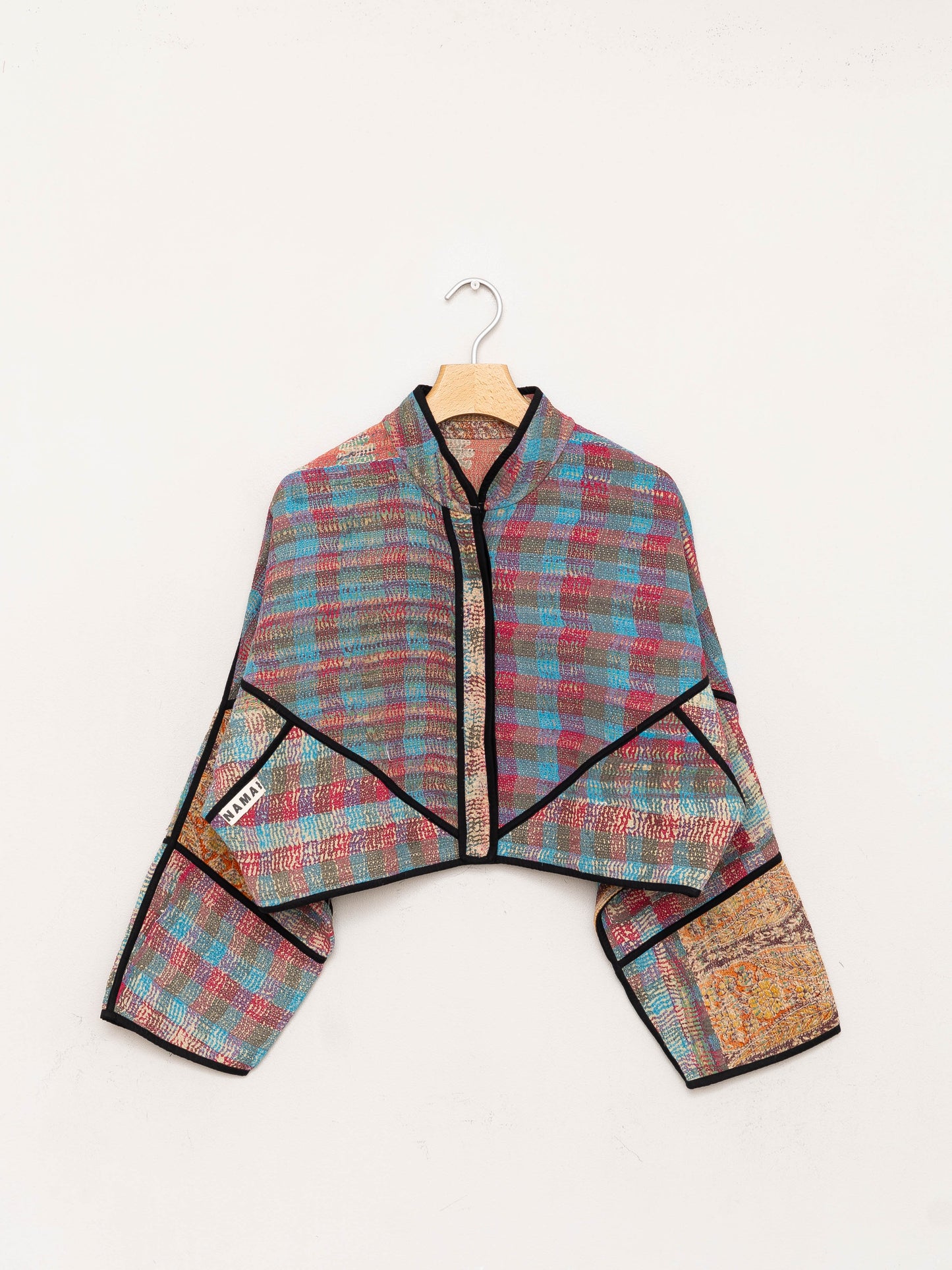 The Kaira Cropped Quilted Patchwork Kantha Jacket Wholesale