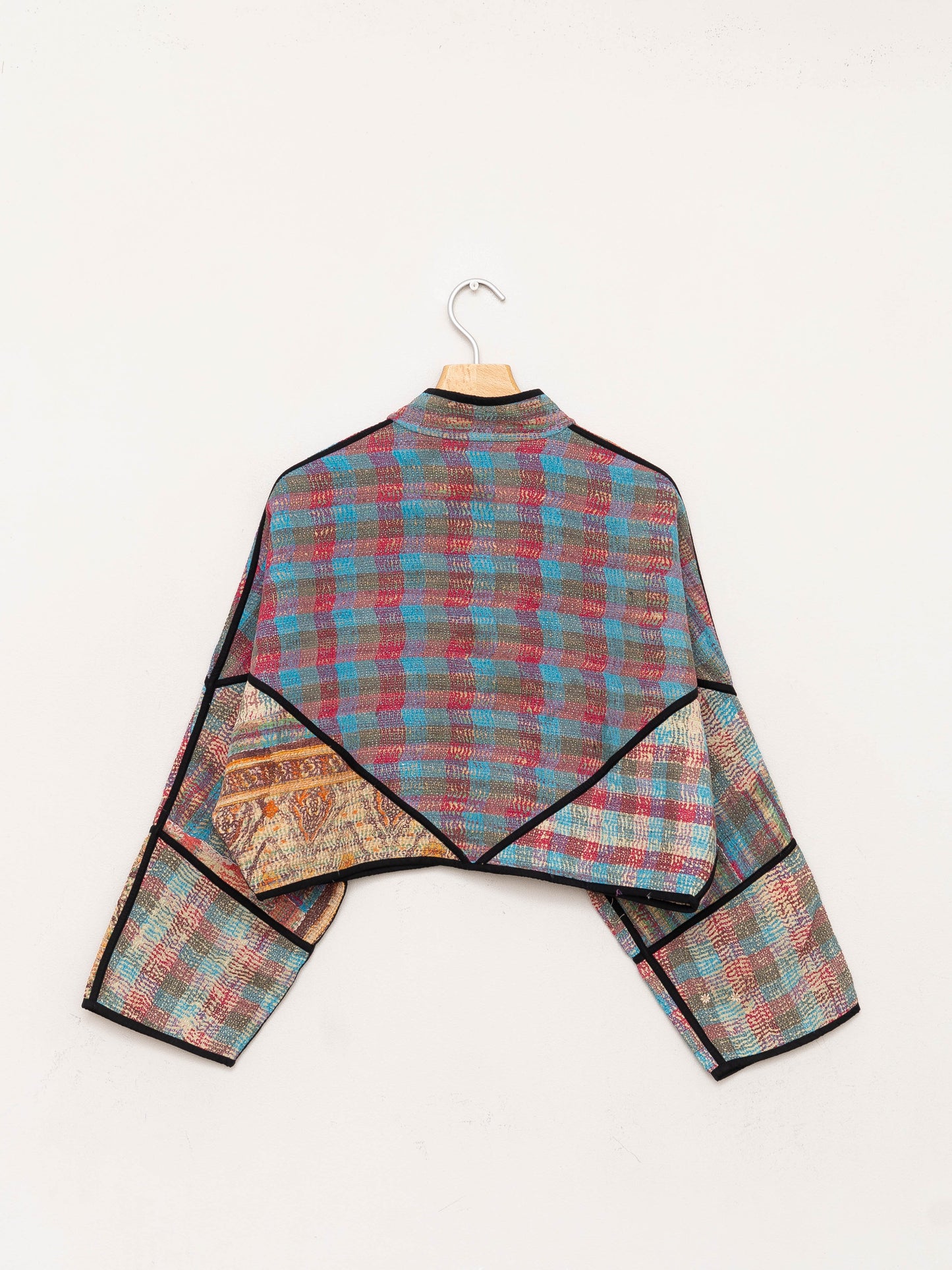 The Kaira Cropped Quilted Patchwork Kantha Jacket Wholesale