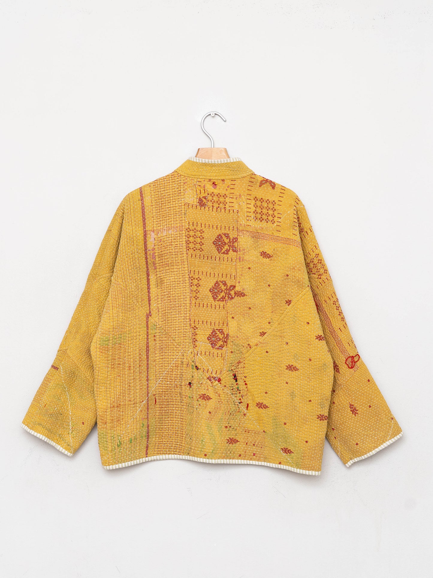 The Ladhiya Quilted Patchwork Kantha Jacket