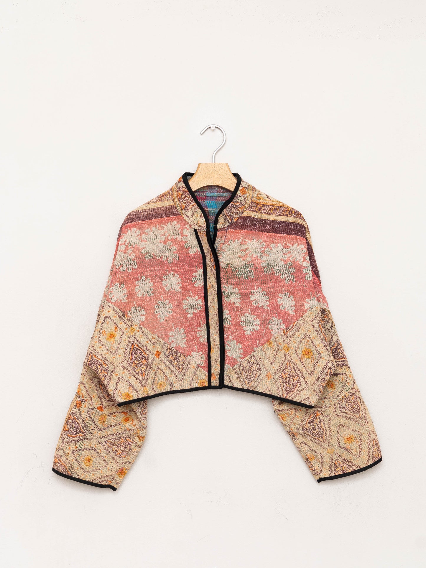The Kaira Cropped Quilted Patchwork Kantha Jacket Wholesale