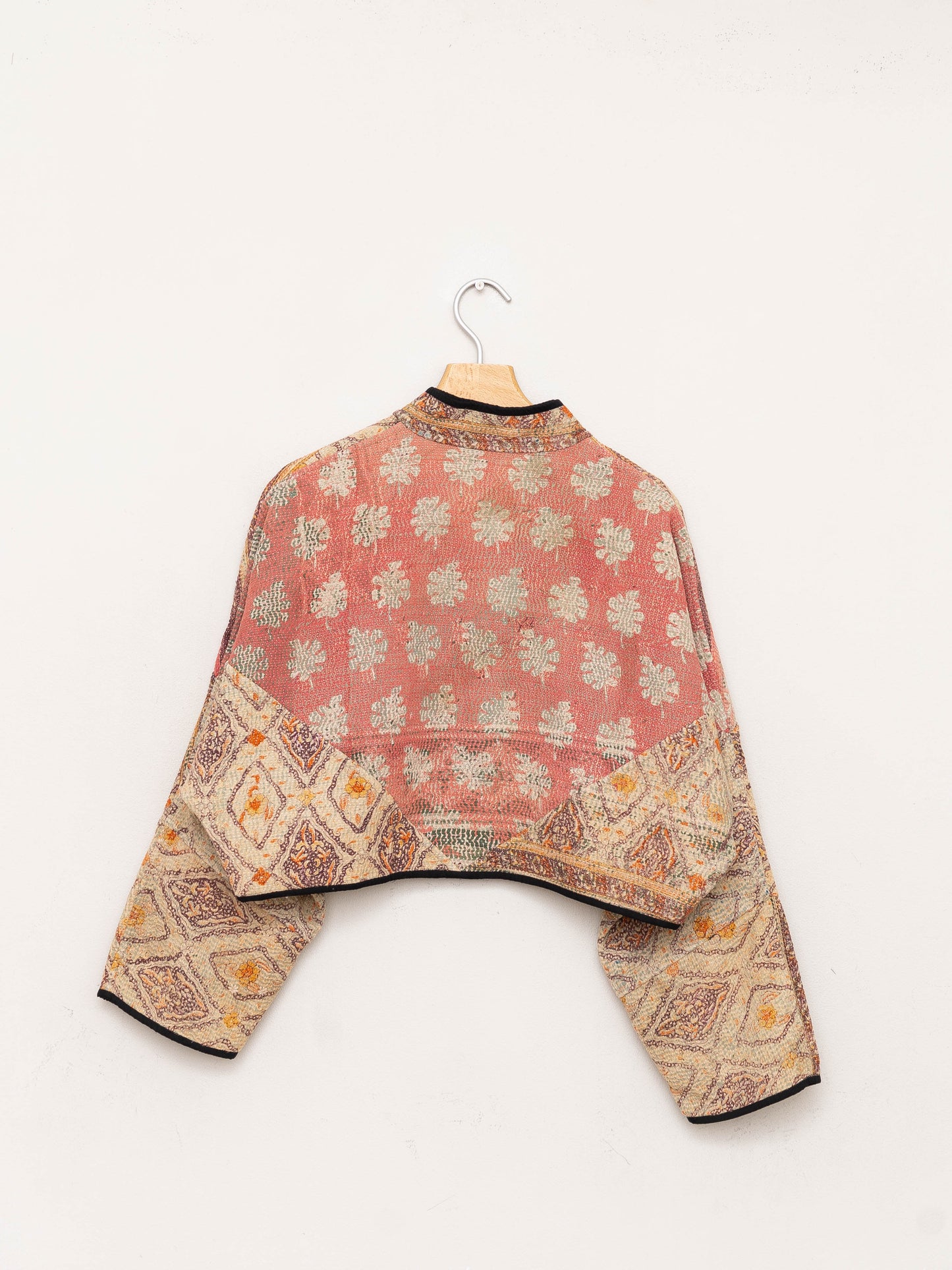 The Kaira Cropped Quilted Patchwork Kantha Jacket Wholesale