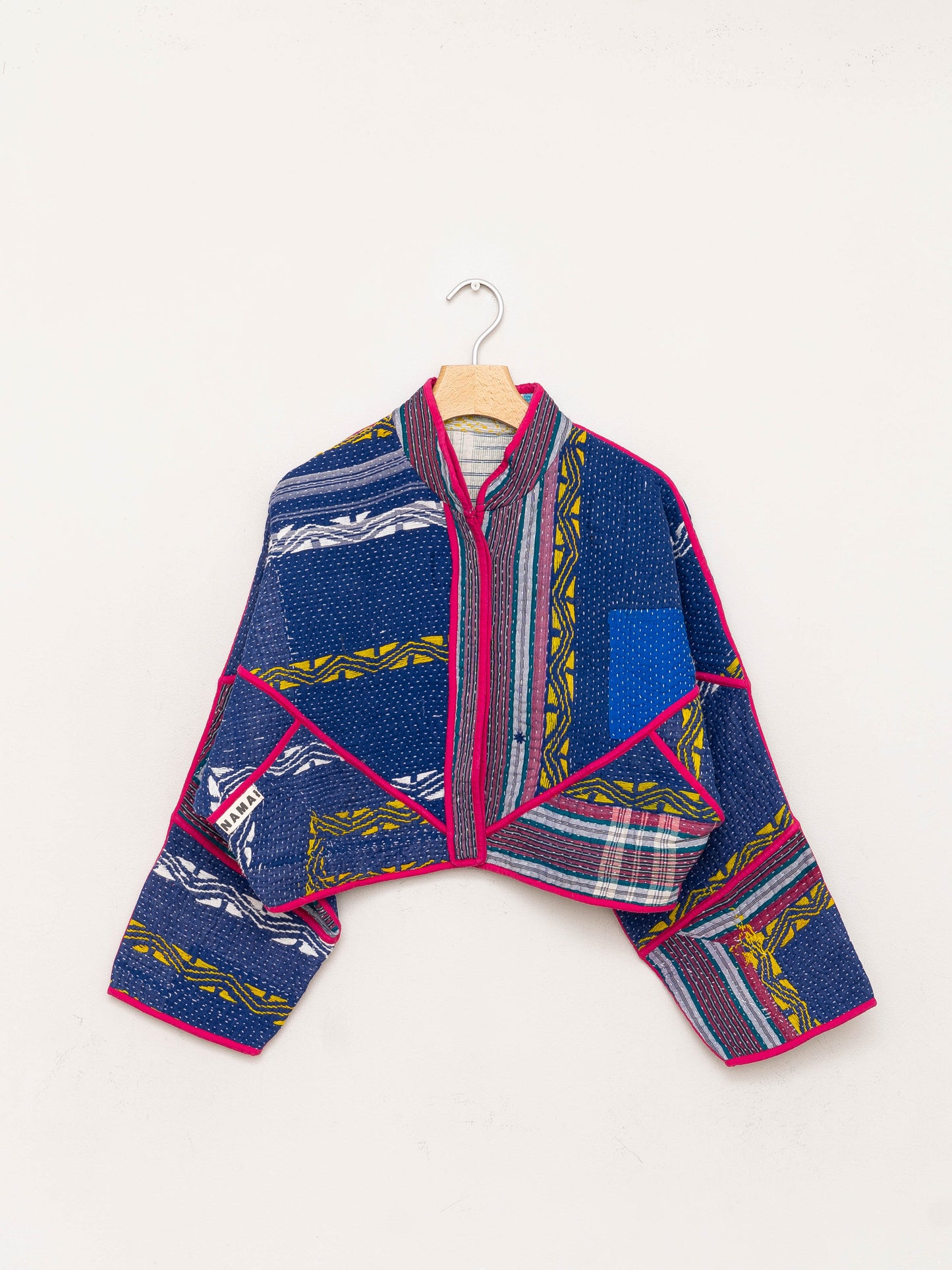 The Kaira Cropped Quilted Patchwork Kantha Jacket Wholesale