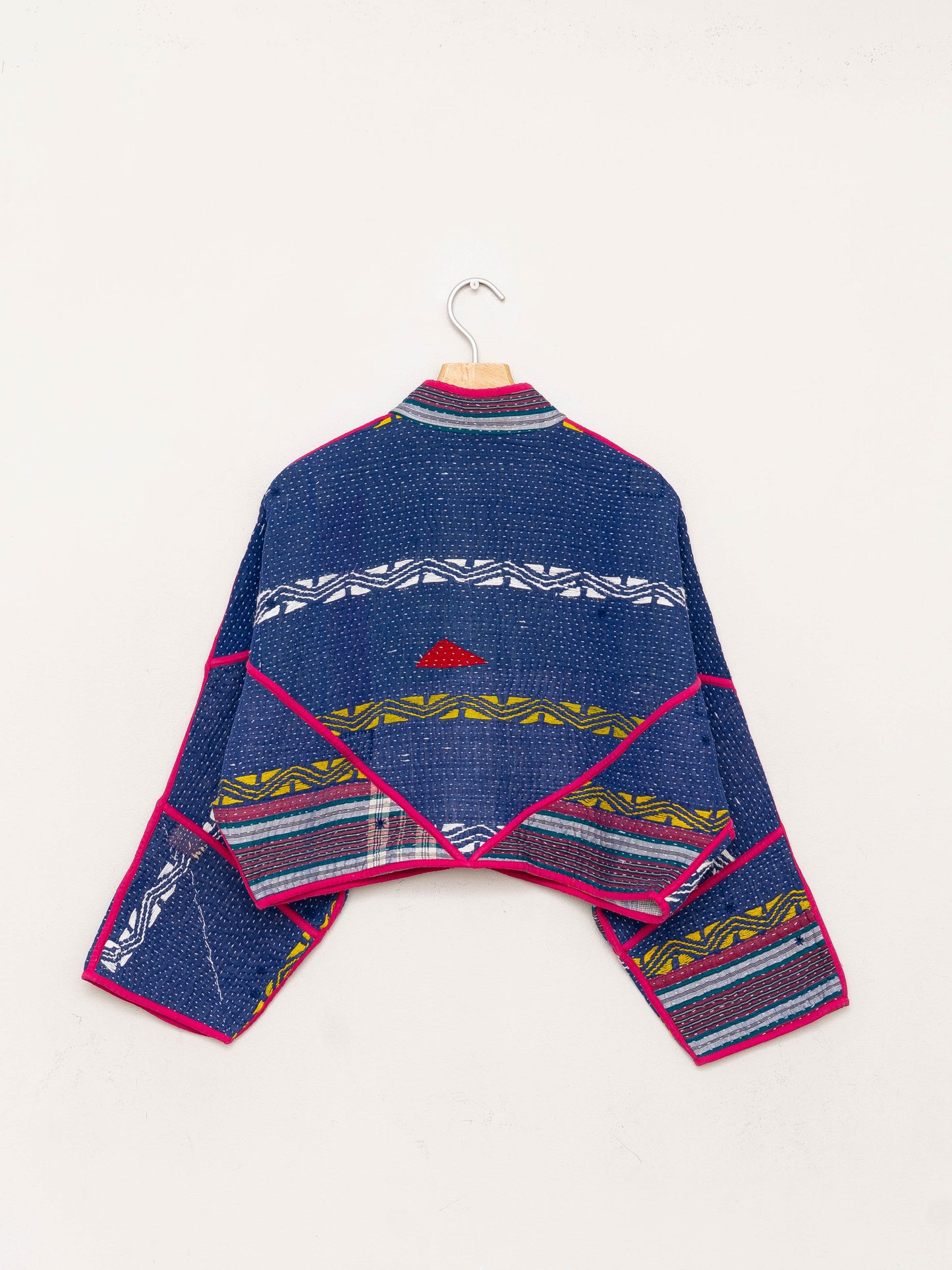 The Kaira Cropped Quilted Patchwork Kantha Jacket Wholesale