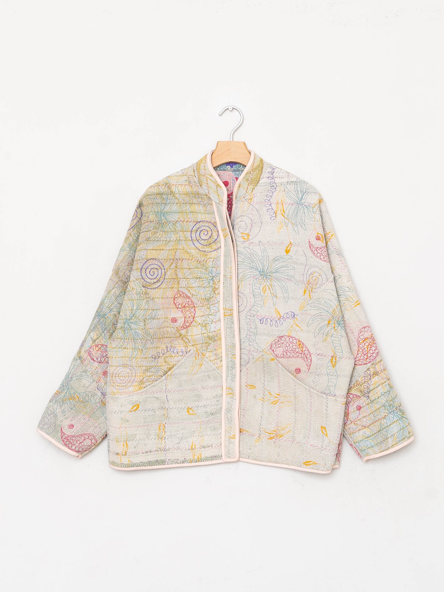 The Ladhiya Suzani Quilted Kantha Jacket