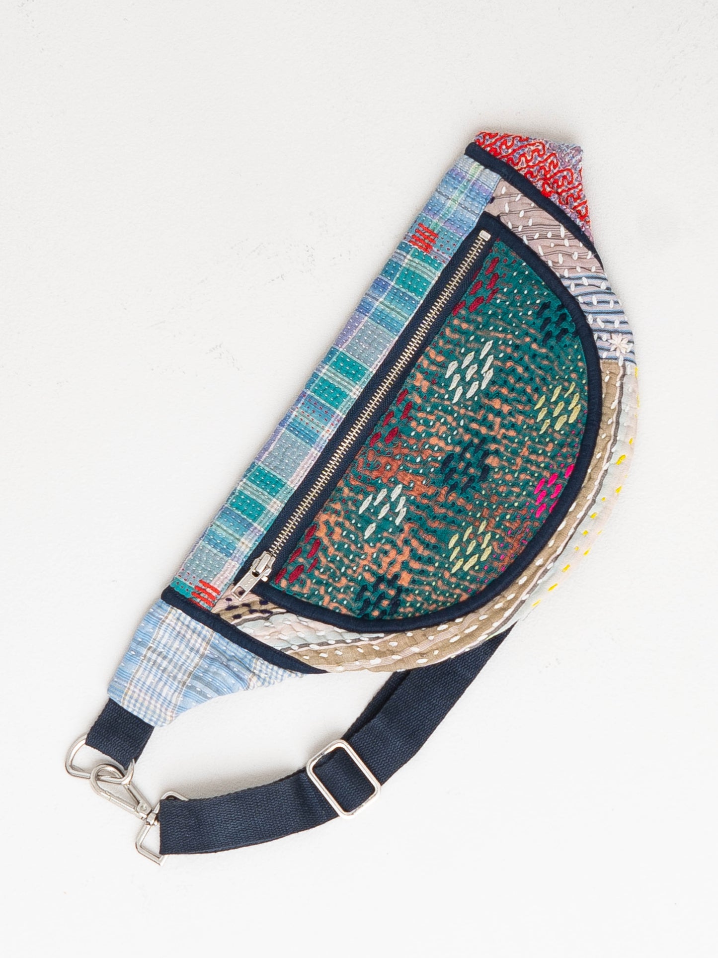 The Faiza Quilted Kantha Belt Bag
