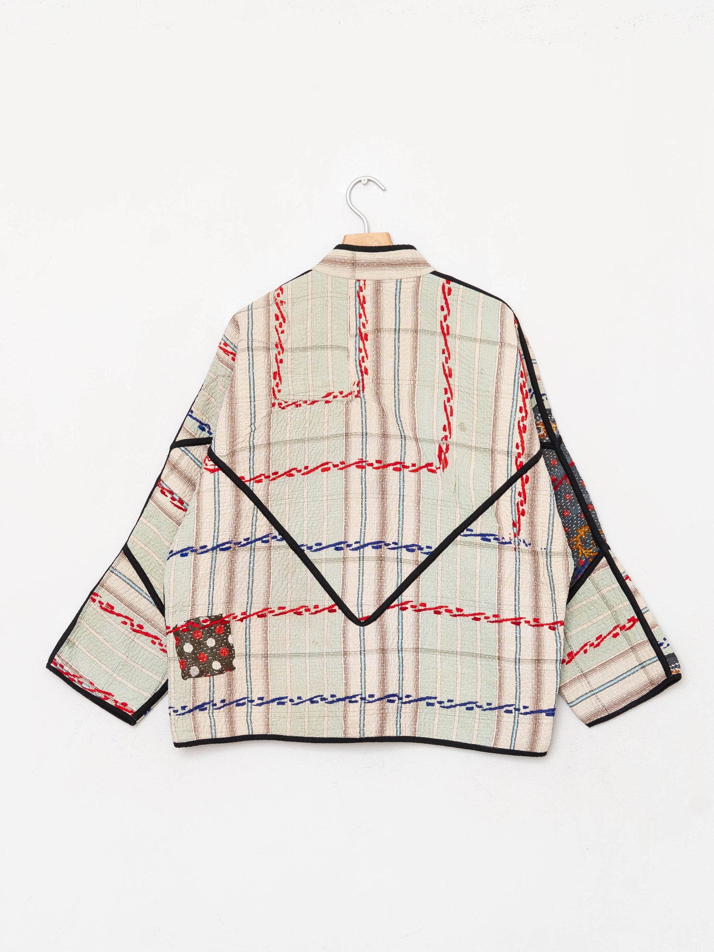 The Ladhiya Quilted Patchwork Kantha Jacket