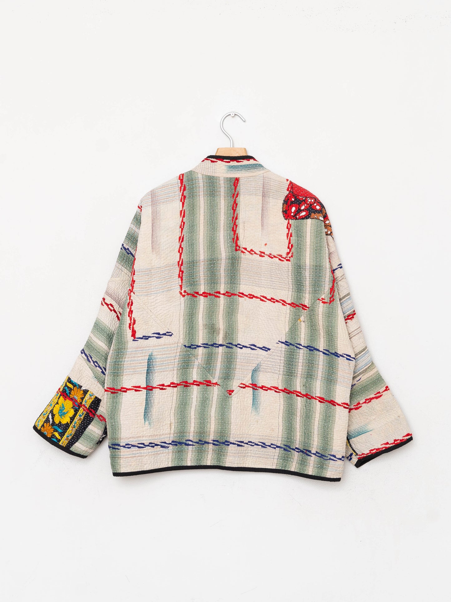 The Ladhiya Quilted Patchwork Kantha Jacket