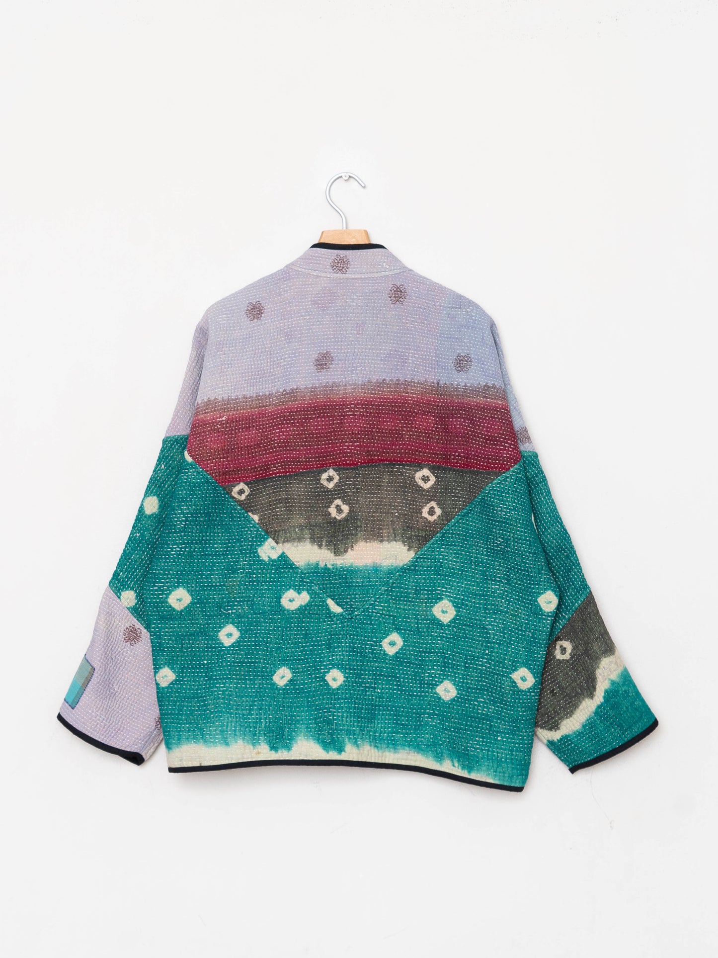 The Ladhiya Quilted Patchwork Kantha Jacket