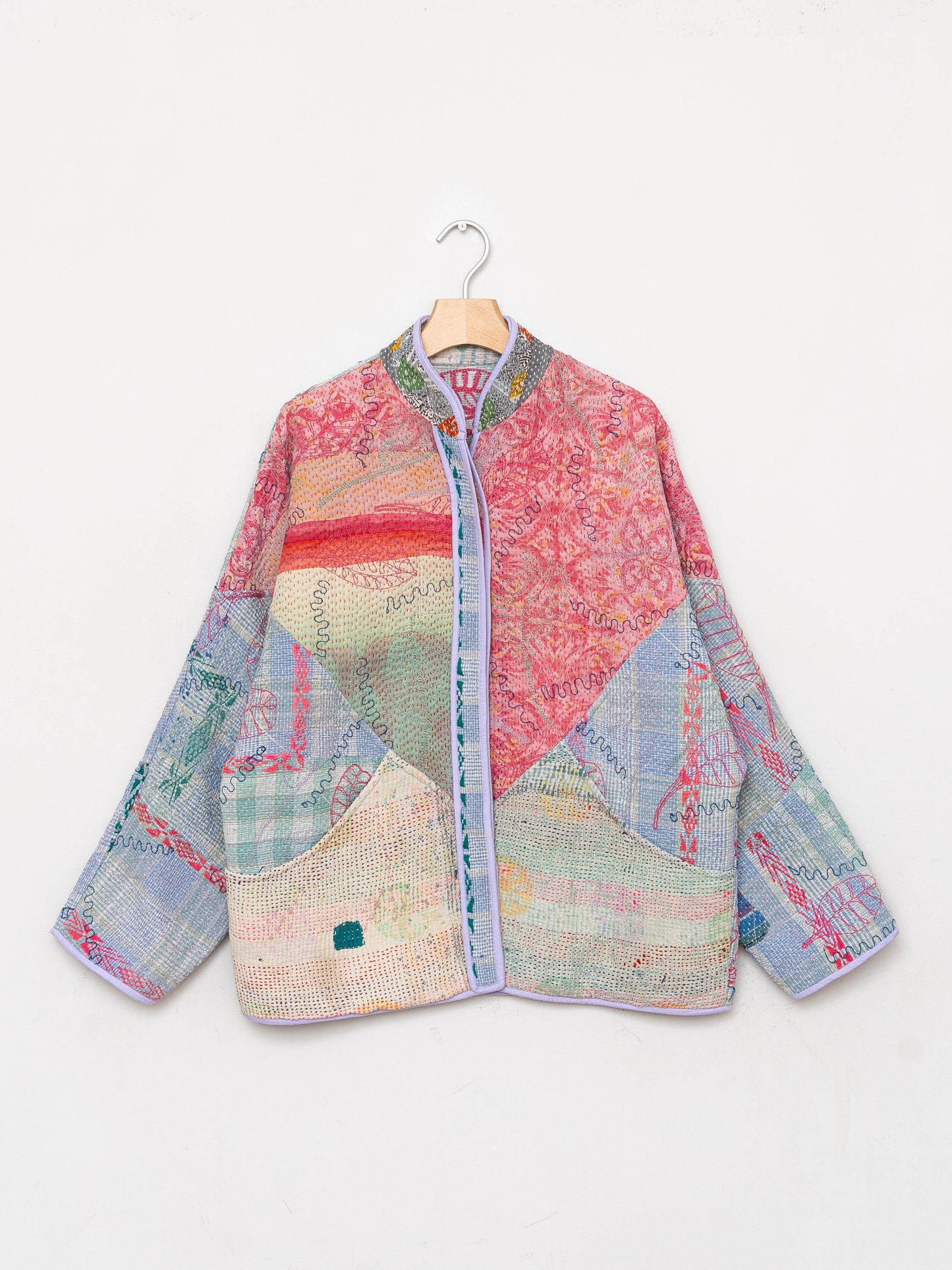 The Ladhiya Suzani Quilted Kantha Jacket