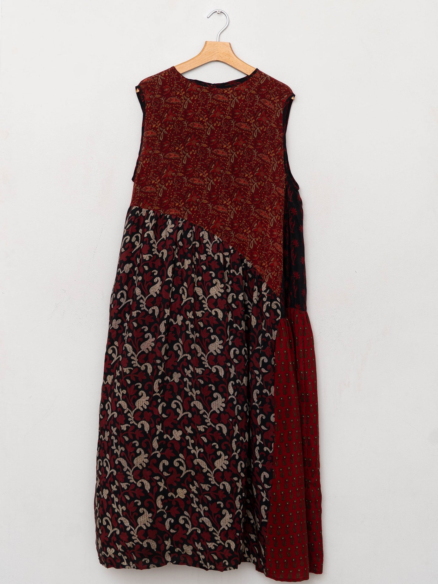 The Anan Long Dress - Medium / Large - Upcycled Silk