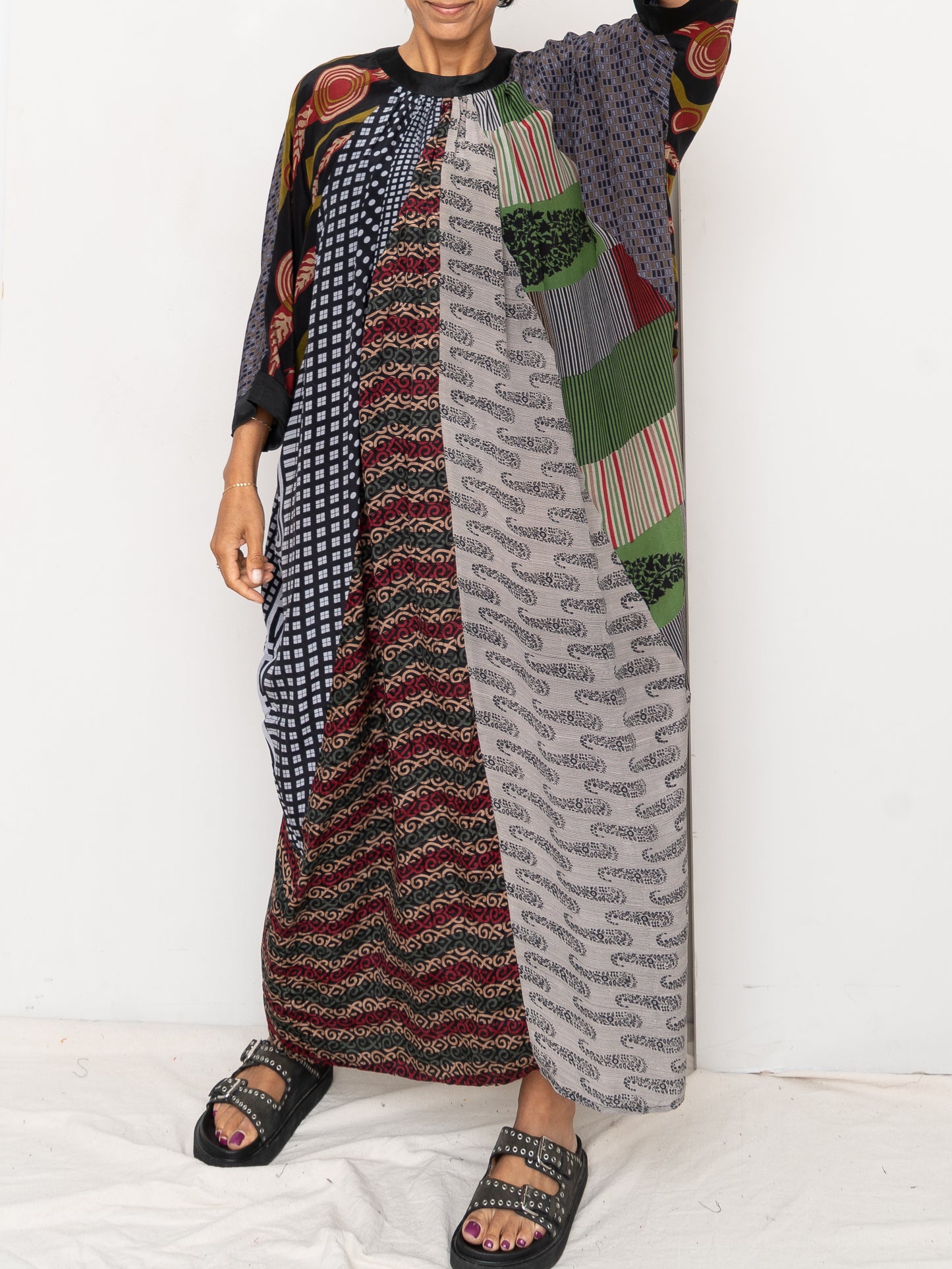 The Simmy Long Dress - O/S - Recycled Silk