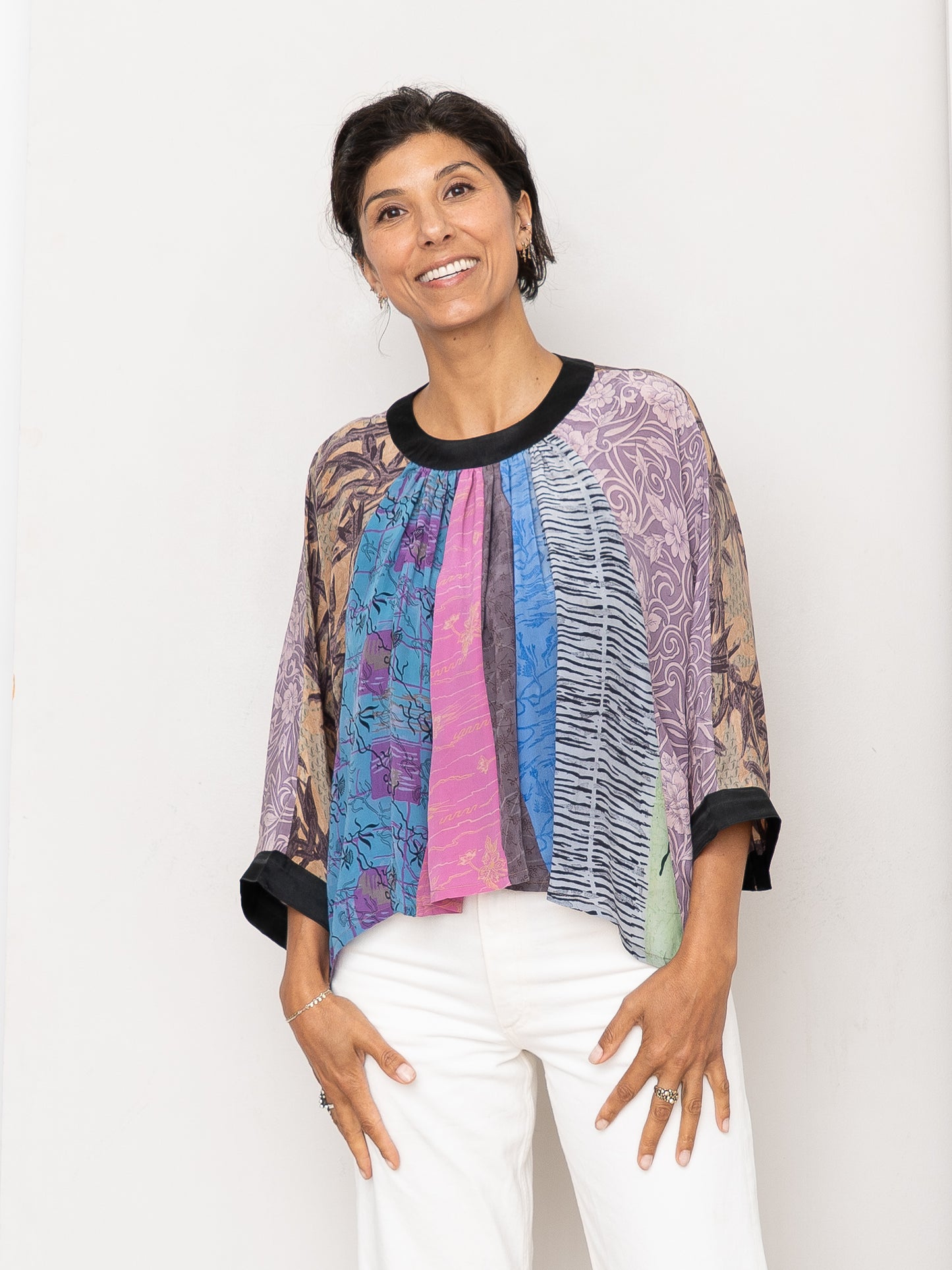 The Simmy Top - O/S - Recycled Silk