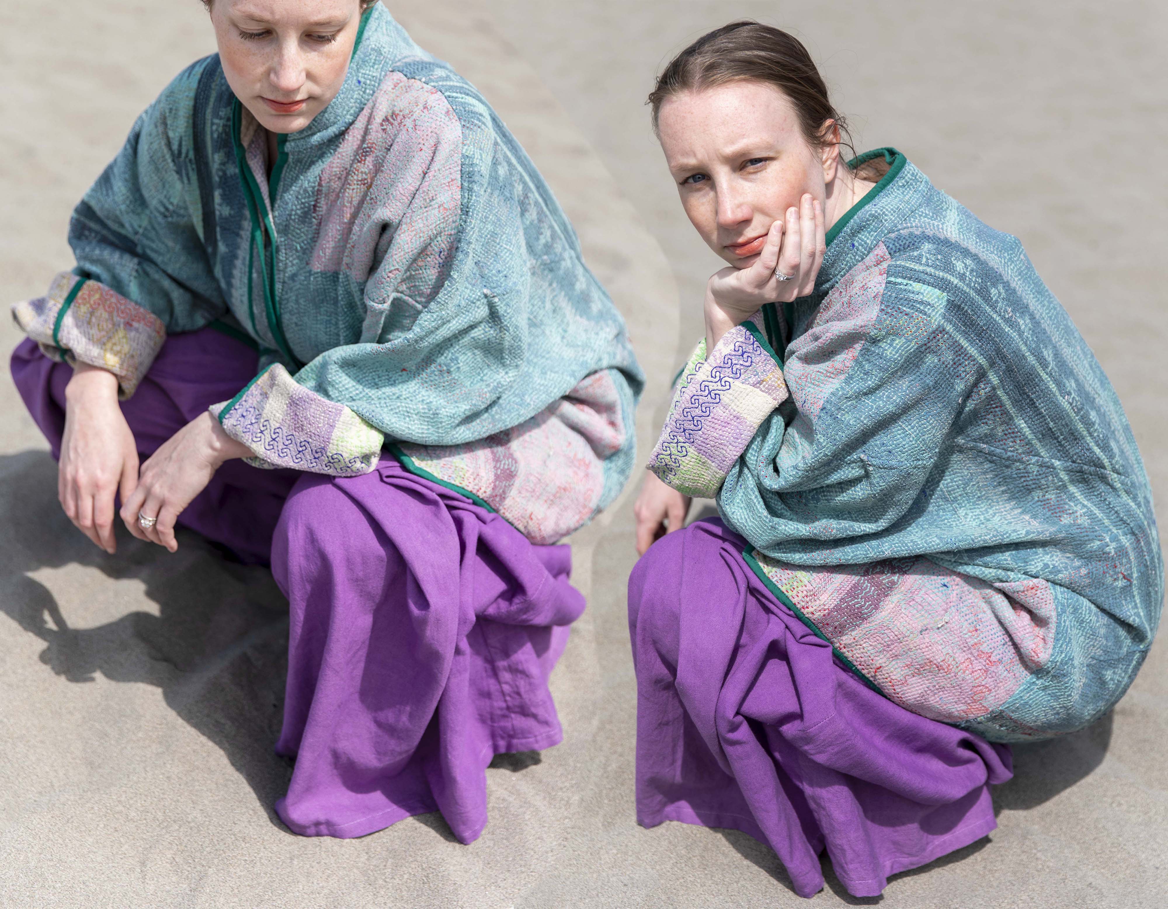 Emily on the beach in Seattle, a photo story and conversation