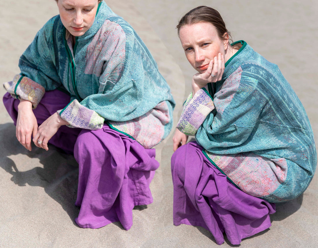 Emily on the beach in Seattle, a photo story and conversation