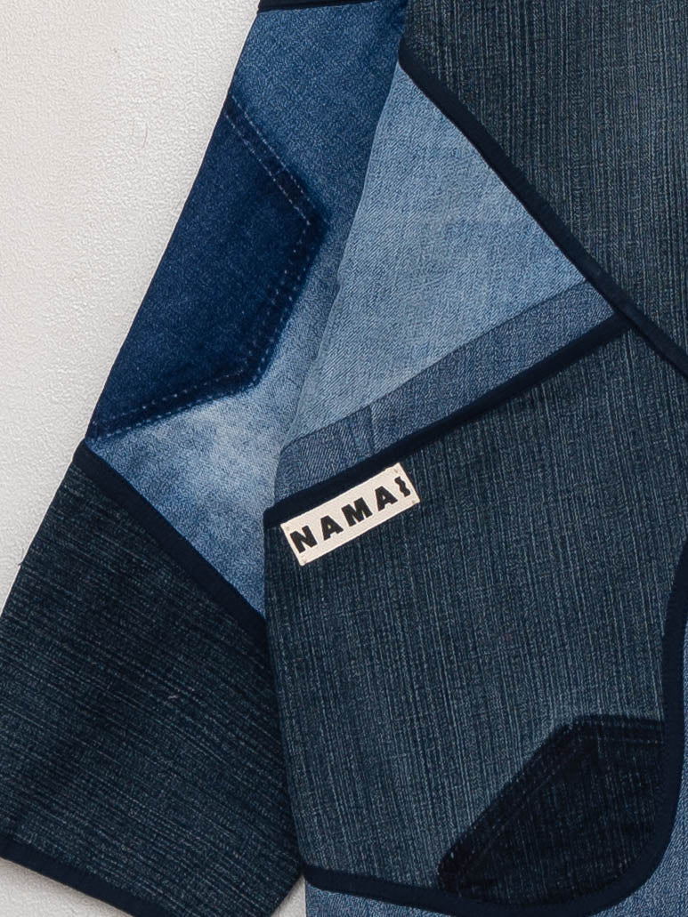 Denim Reimagined: Introducing the Upcycled Denim Ladhiya Jacket