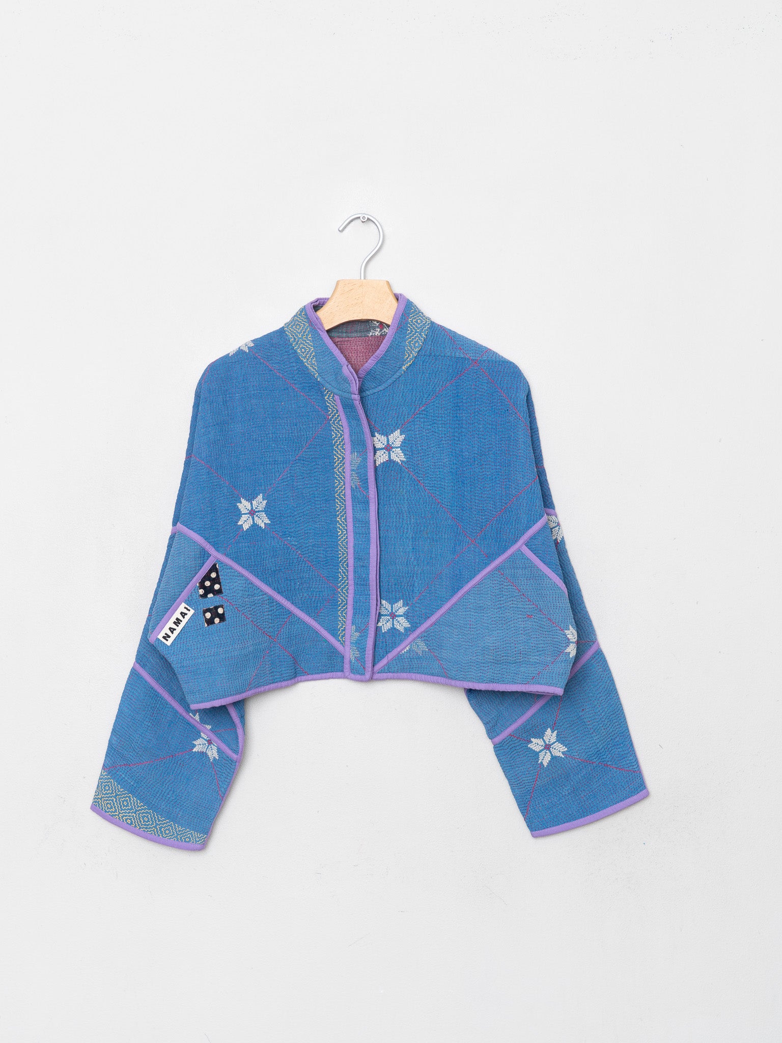The Kaira Cropped Quilted Patchwork Kantha Jacket Wholesale
