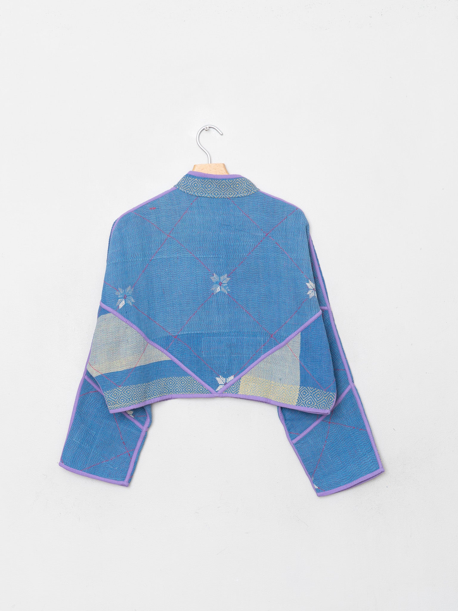 The Kaira Cropped Quilted Patchwork Kantha Jacket Wholesale