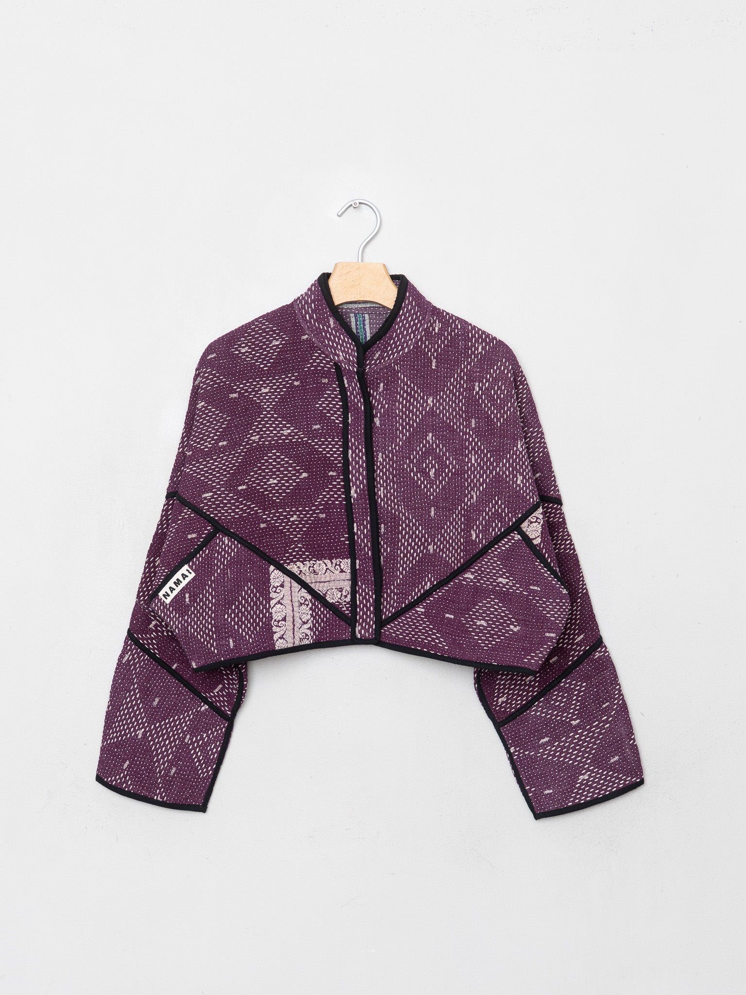 The Kaira Cropped Quilted Patchwork Kantha Jacket Wholesale