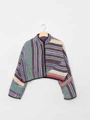 The Kaira Cropped Quilted Patchwork Kantha Jacket Wholesale