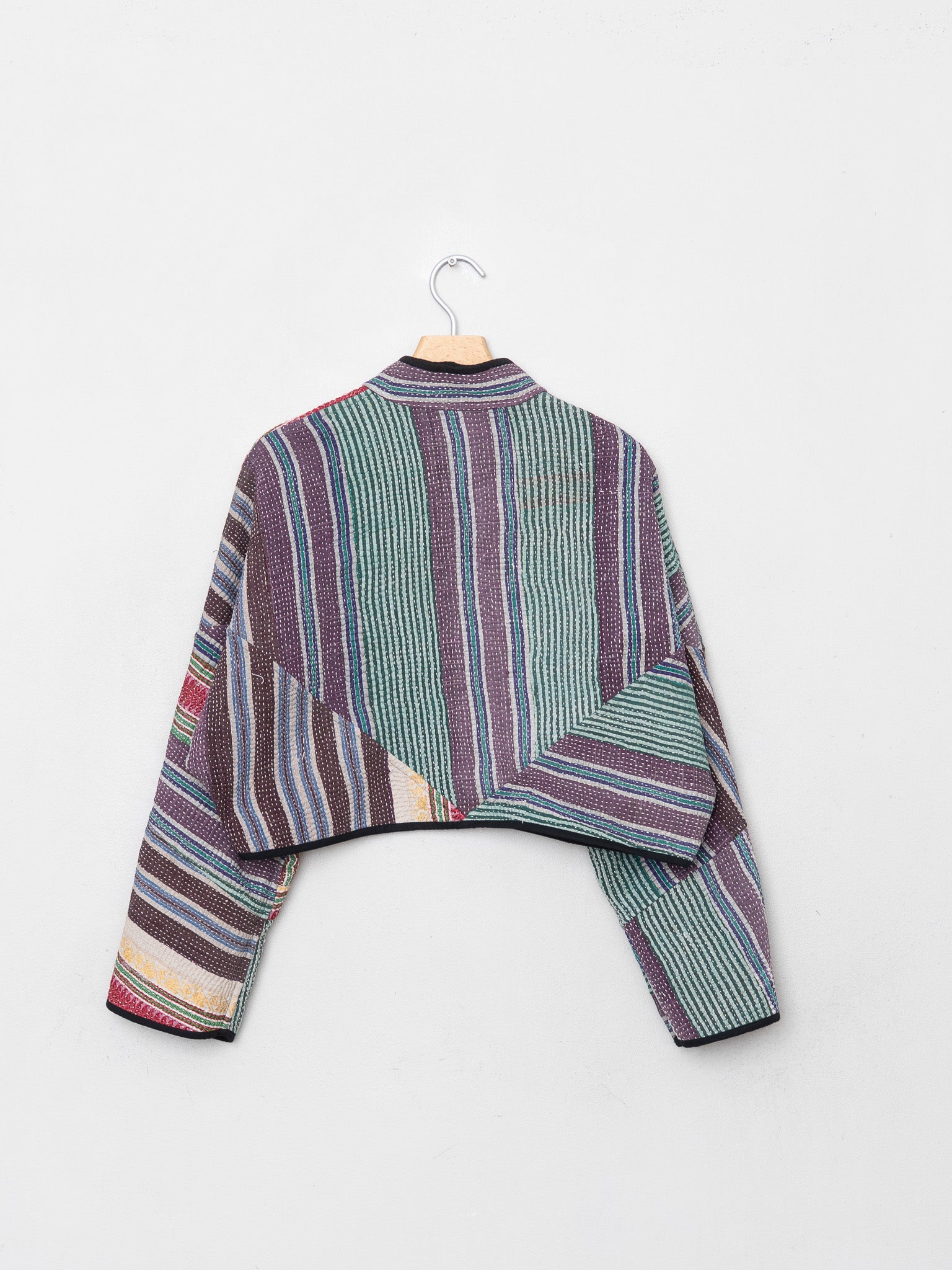 The Kaira Cropped Quilted Patchwork Kantha Jacket Wholesale