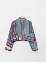 The Kaira Cropped Quilted Patchwork Kantha Jacket Wholesale