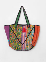 The Raksa Quilted Kantha Bag