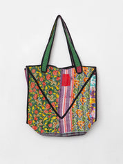 The Raksa Quilted Kantha Bag