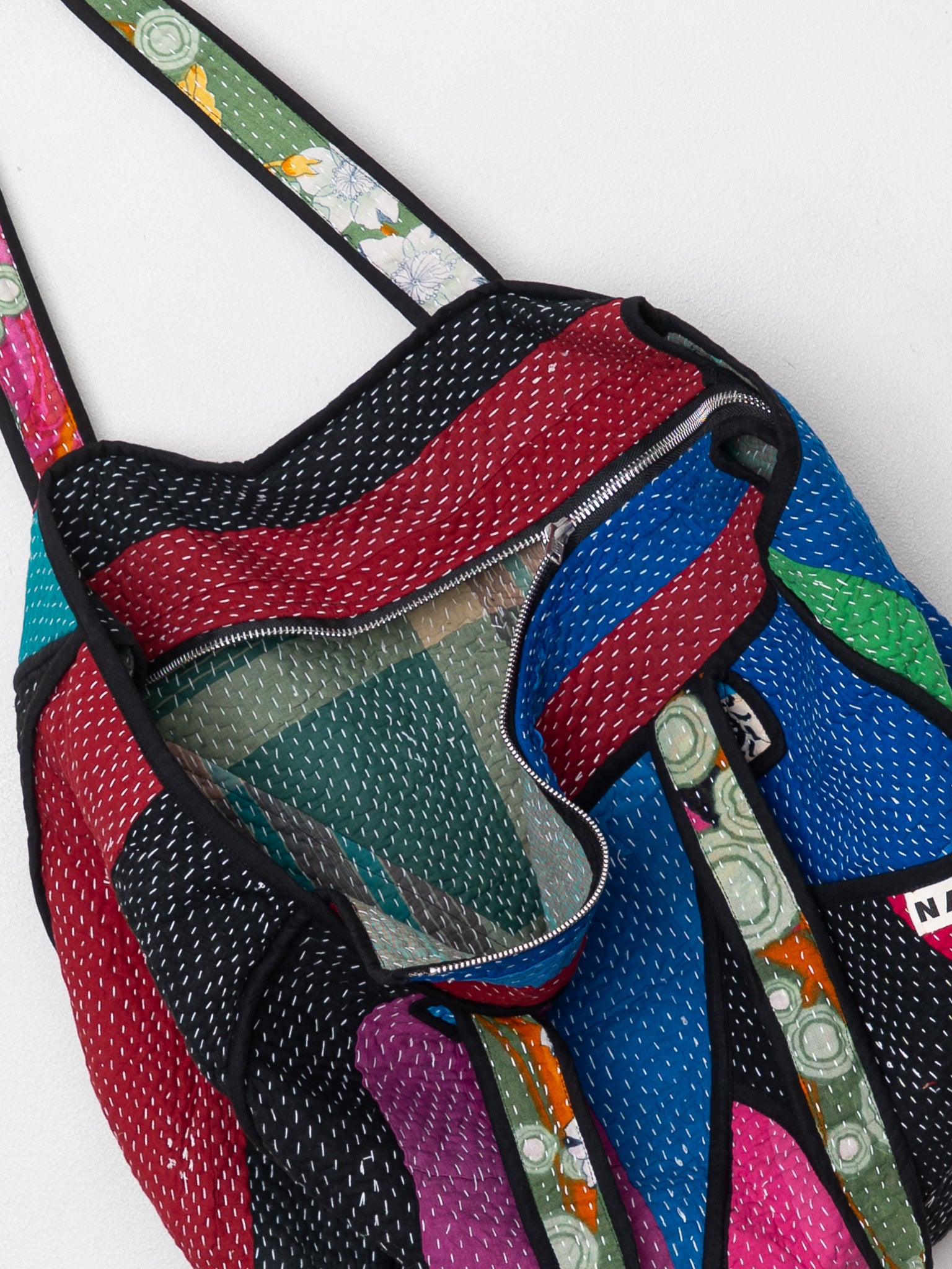 The Raksa Quilted Kantha Bag