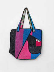 The Raksa Quilted Kantha Bag