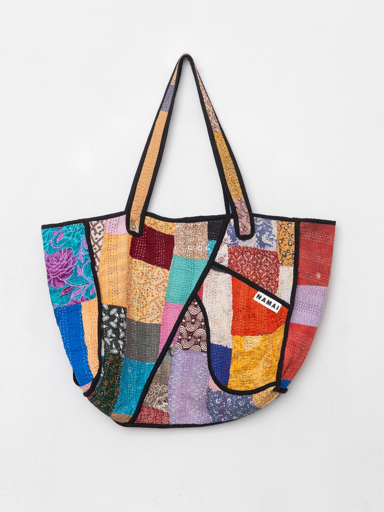 The Raksa Quilted Kantha Bag