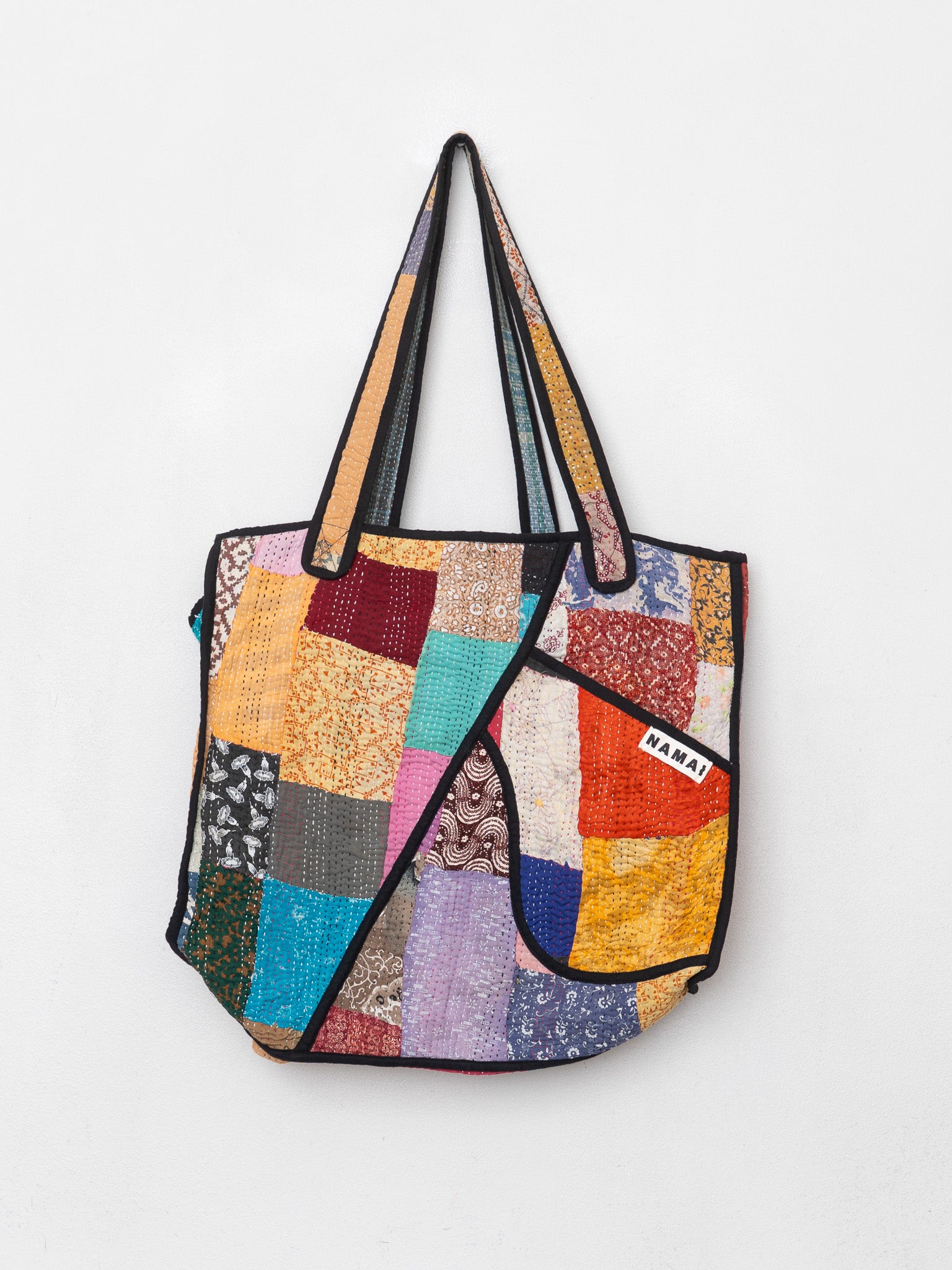 The Raksa Quilted Kantha Bag