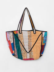 The Raksa Quilted Kantha Bag