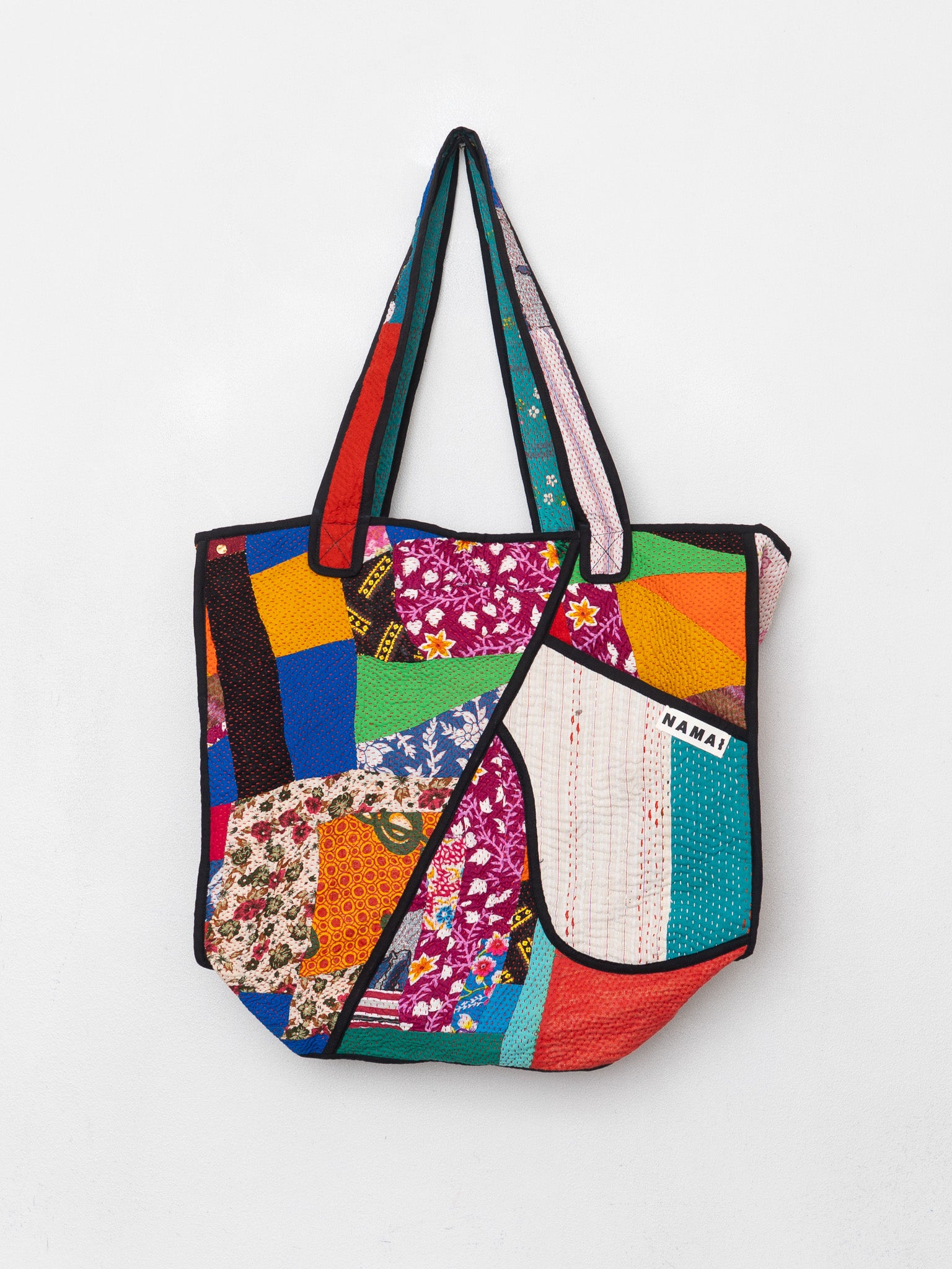 The Raksa Quilted Kantha Bag