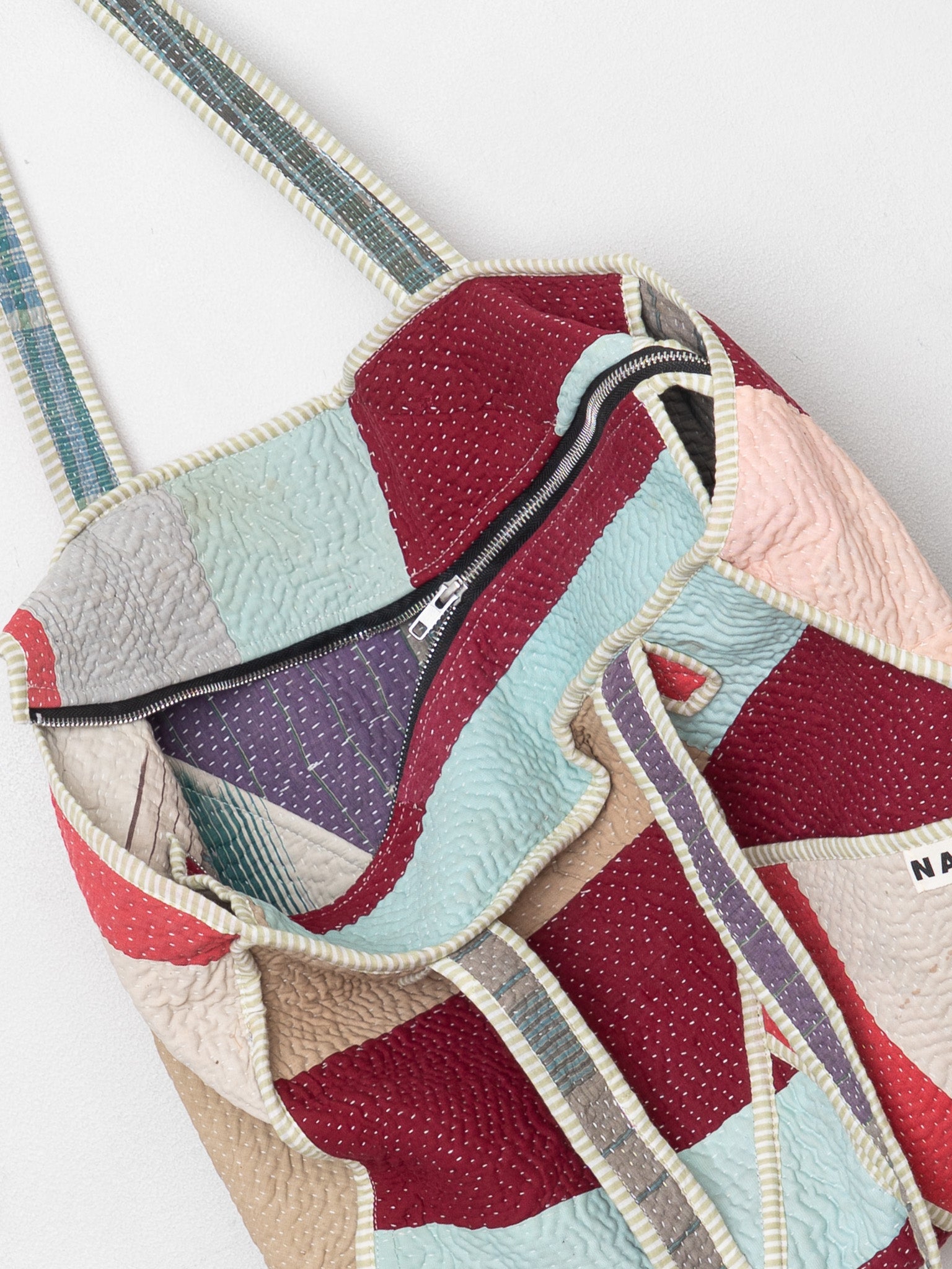 The Raksa Quilted Kantha Bag