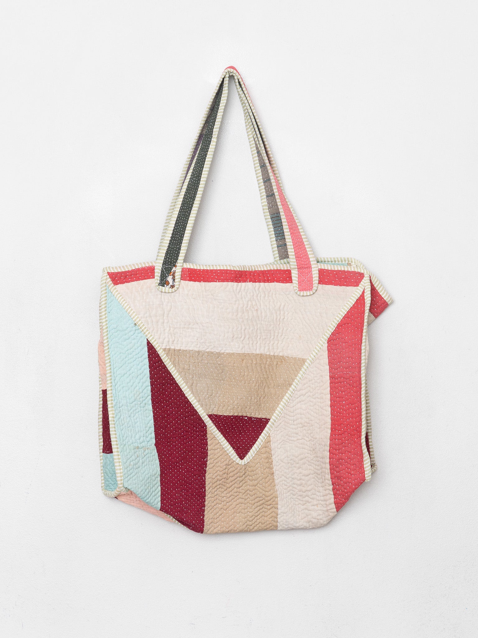 The Raksa Quilted Kantha Bag